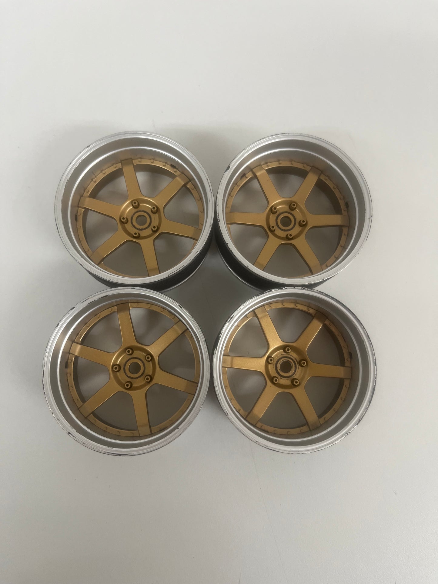 MST Wheels Gold Silver Adjustable Offset 3/5/7/9