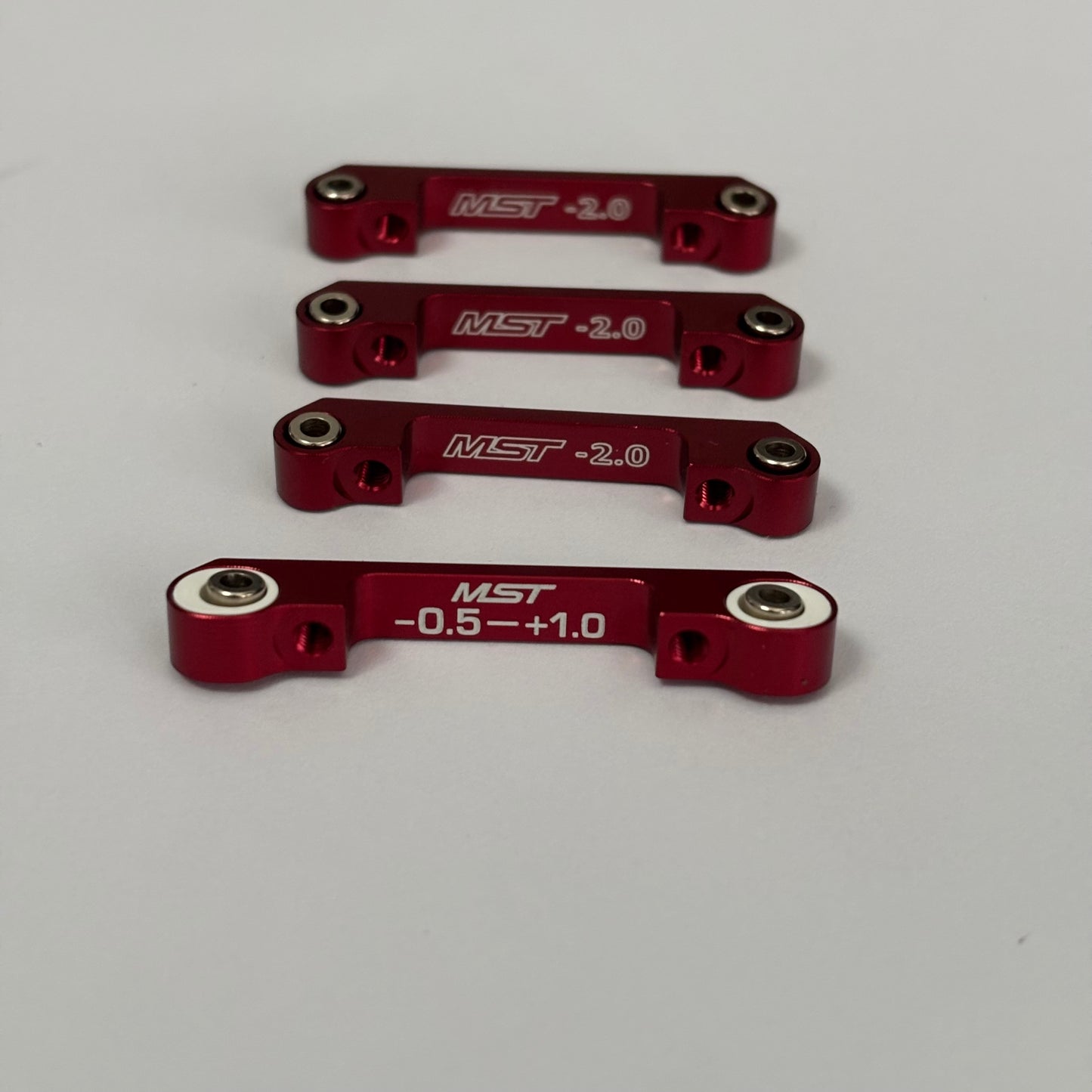 MST Red Alloy RMX 2.0 2.5 Front Rear Suspension Mounts #210576R
