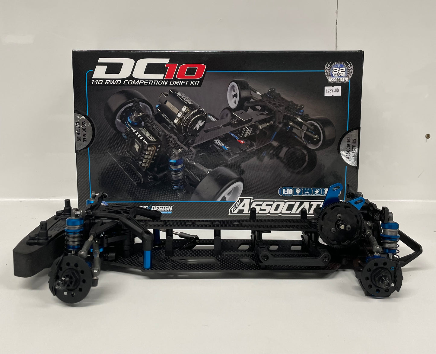 Team Associated DC10 Carbon RWD Drift Chassis Alloy Shocks