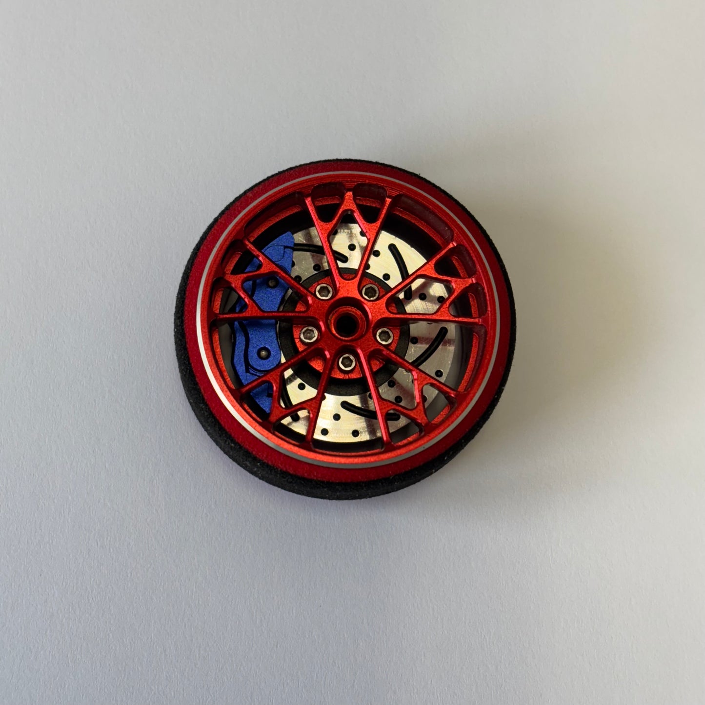 Sanwa MX6 Controller Alloy Wheel and Disc Foam Grip