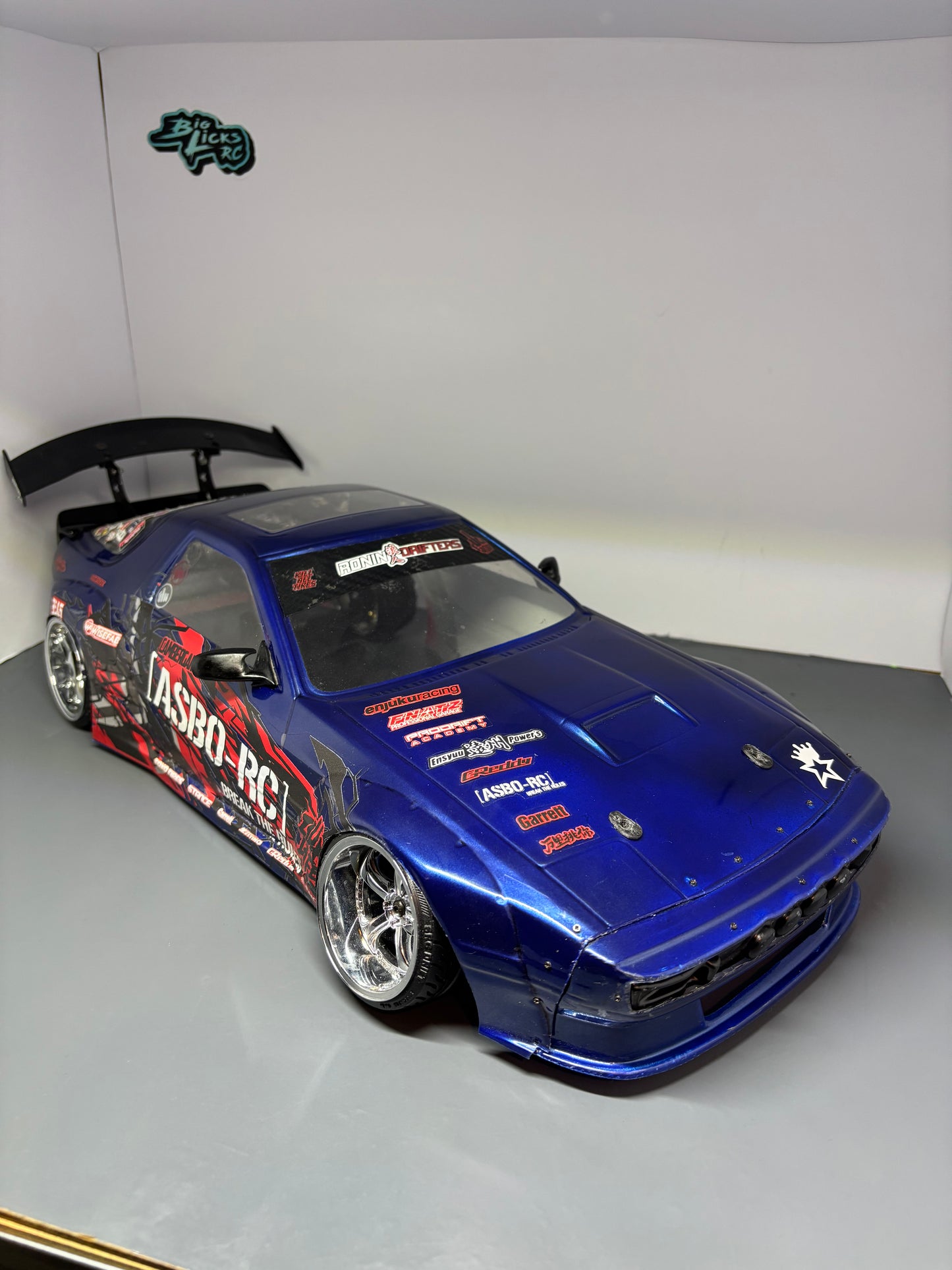 Mazda RX7 FC Bodyshell Asbo RC Livery