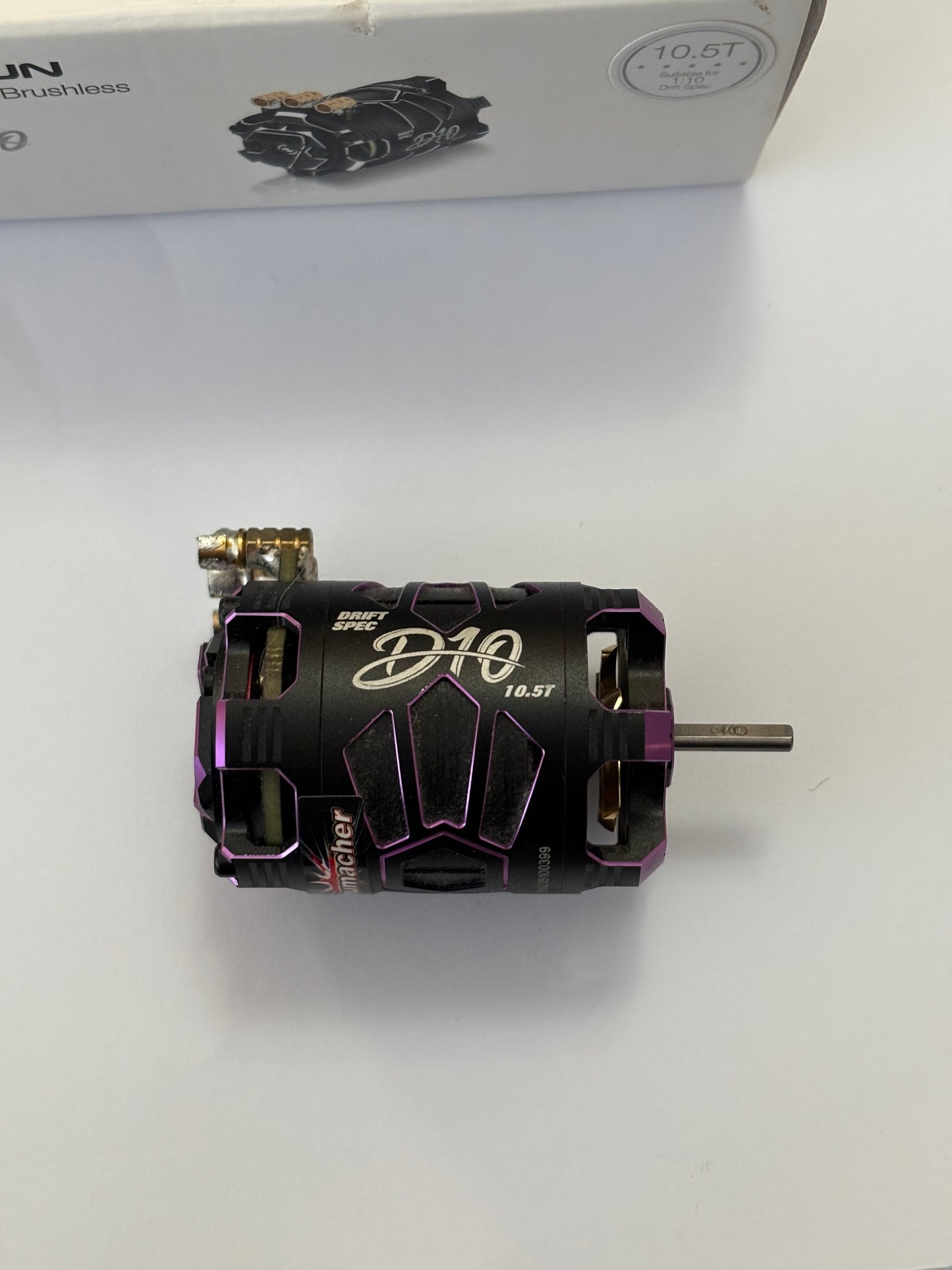 Hobbywing D10 Purple Alloy 10.5 T Motor Sensored Brushless L1 Rotor