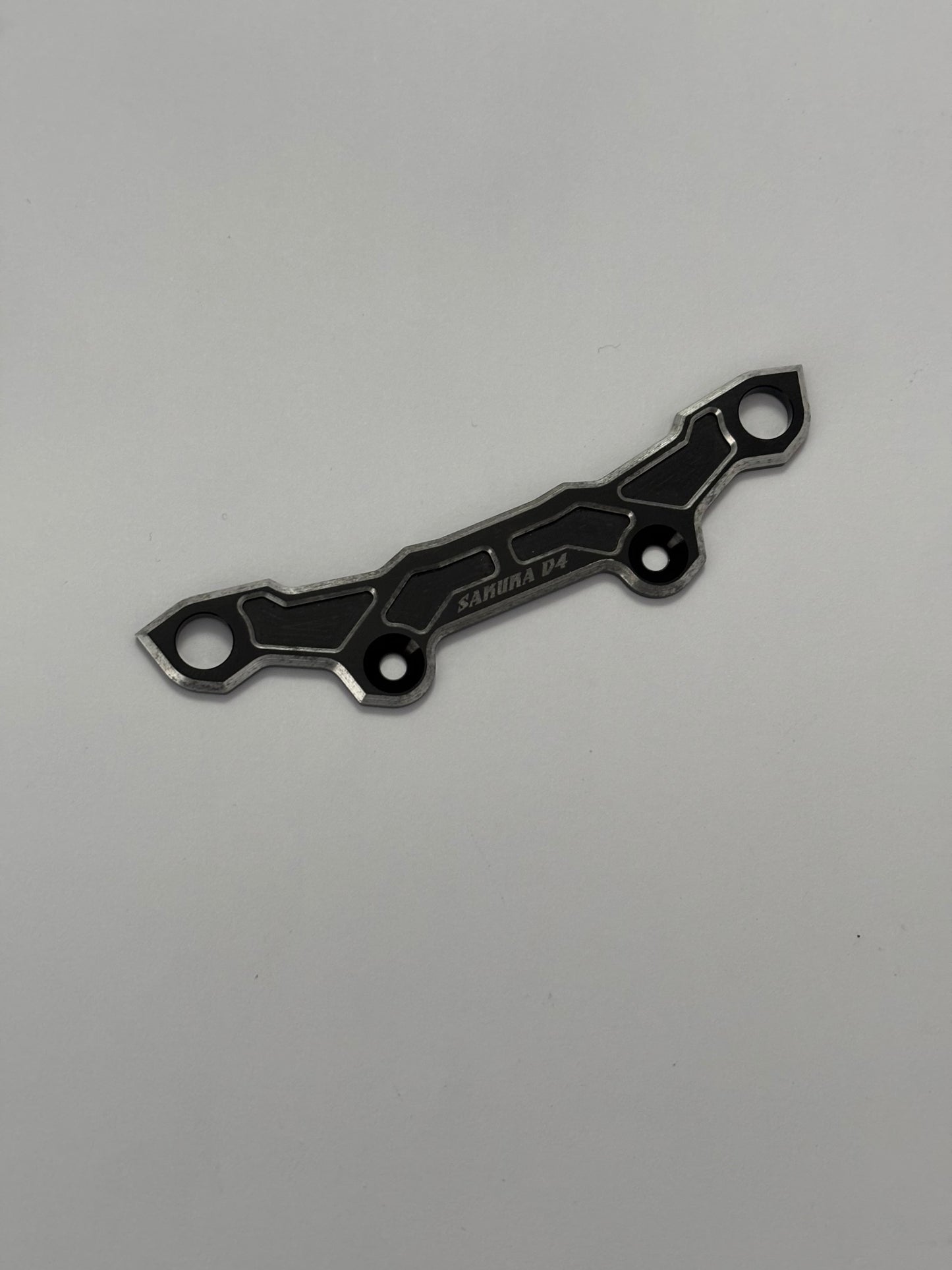 3Racing Sakura D4 Black Alloy Upper Bumper