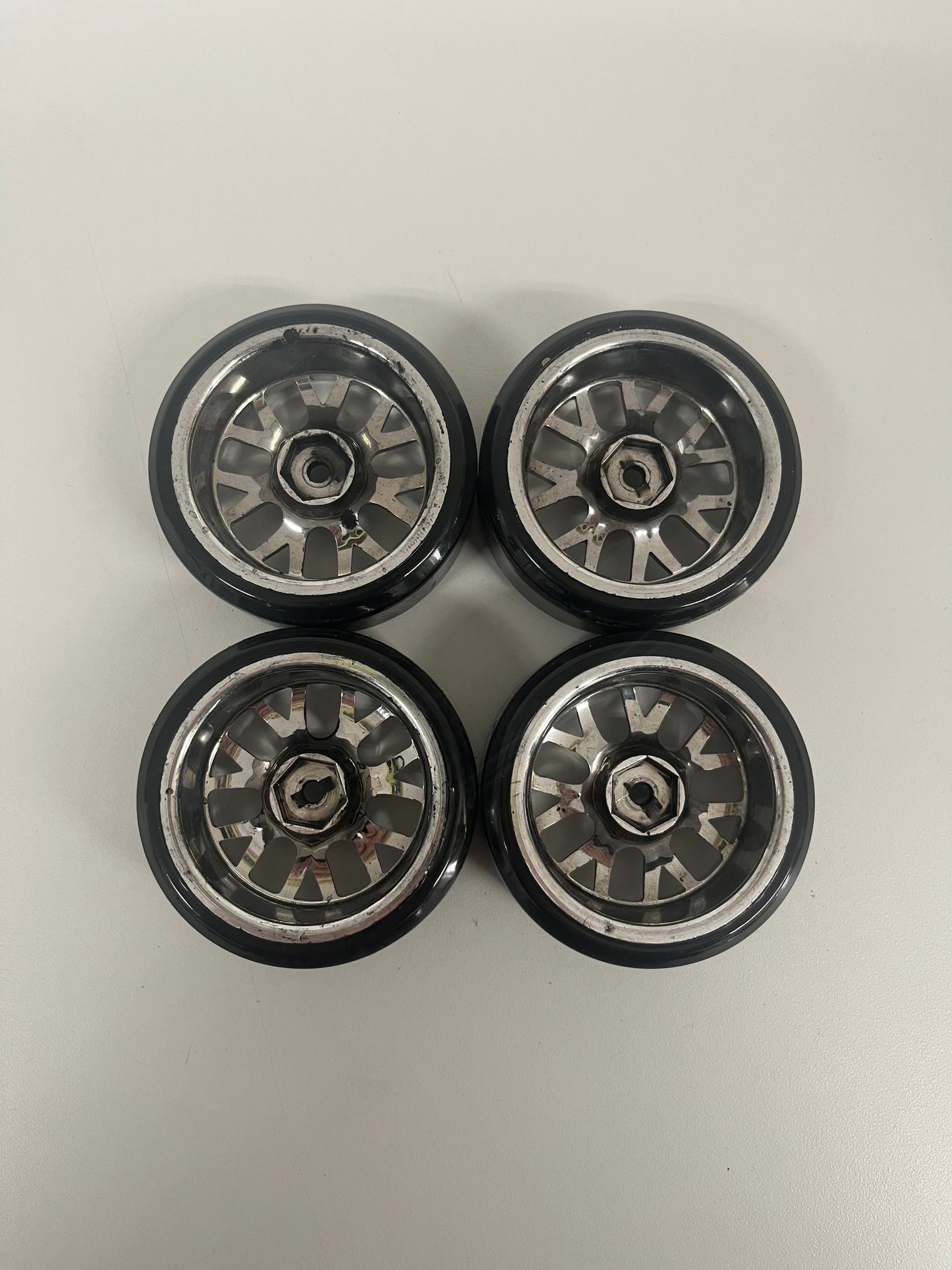 Black Chrome Wheels With Tyres Outdoor Offset 6/7