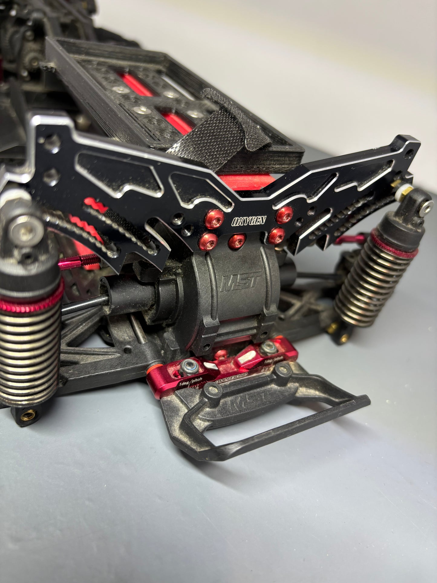 MST FXX Front Rear Drive RC Chassis Drift Overdose Oxygen