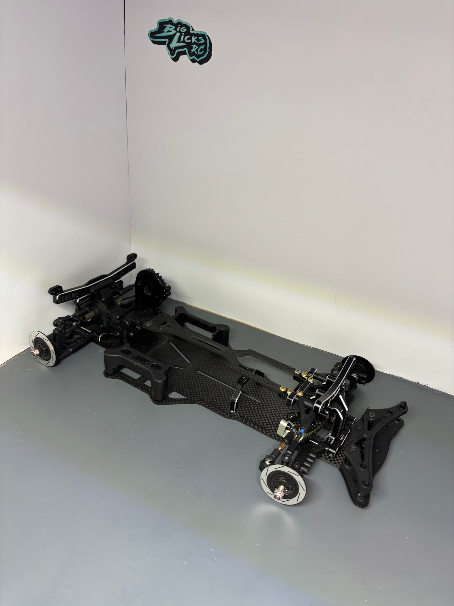Yokomo YD2 SX3 Black Alloy Drift Chassis RWD Carbon