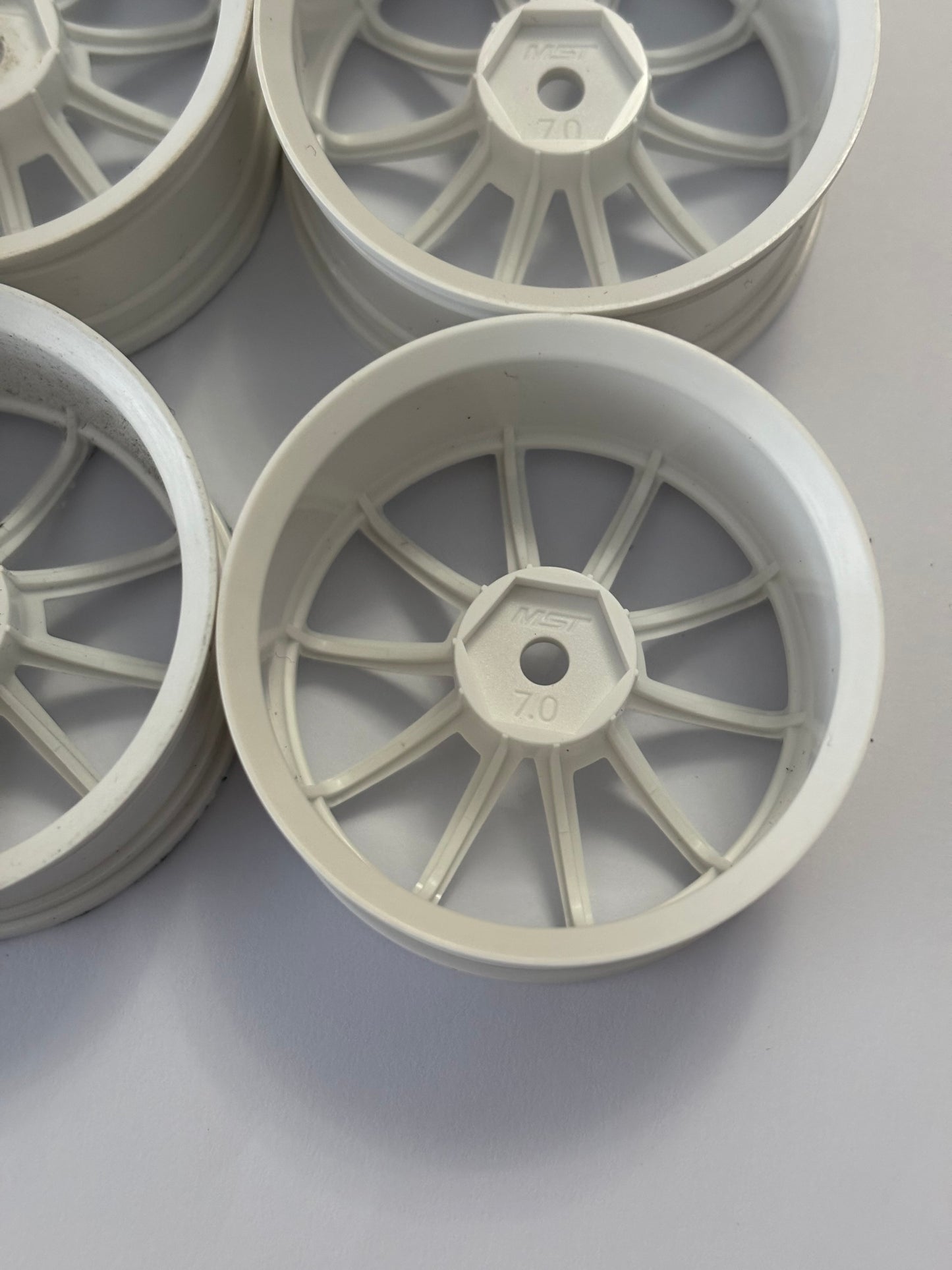MST Wheels Offset 7 White