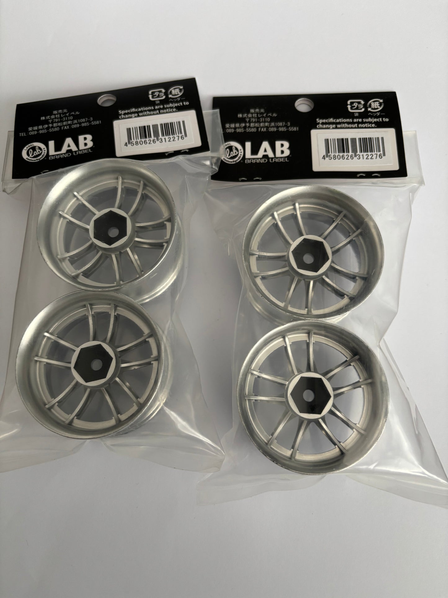 LAB Work Emotion CR3P Wheel Chrome White 8MM Offset LW-0608MSN