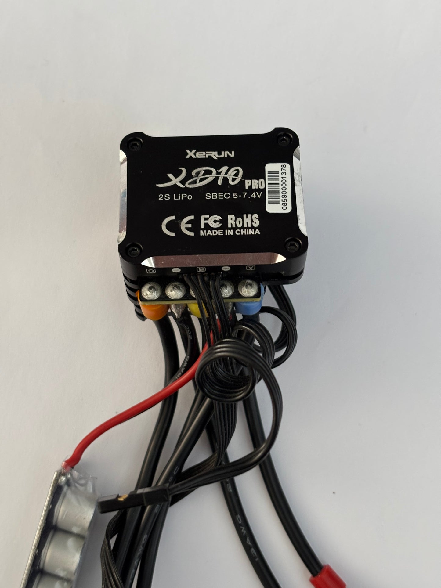 Hobbywing XD10 ESC Black Alloy Turbo Boost Sensored Brushless