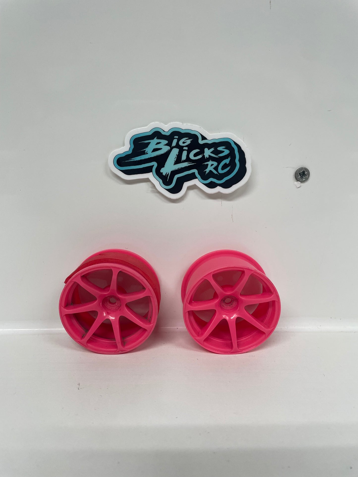 AVS Model 7 Style Wheels Pink Offset 5 Pair