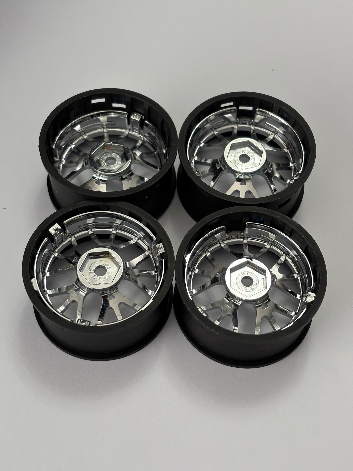 Tetsujin Adjustable Wheels Chrome Black
