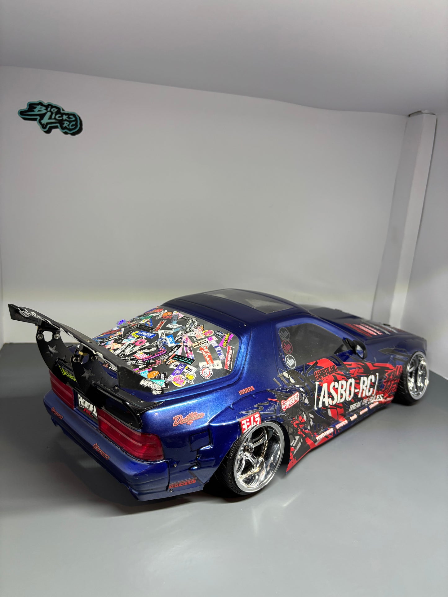 Mazda RX7 FC Bodyshell Asbo RC Livery