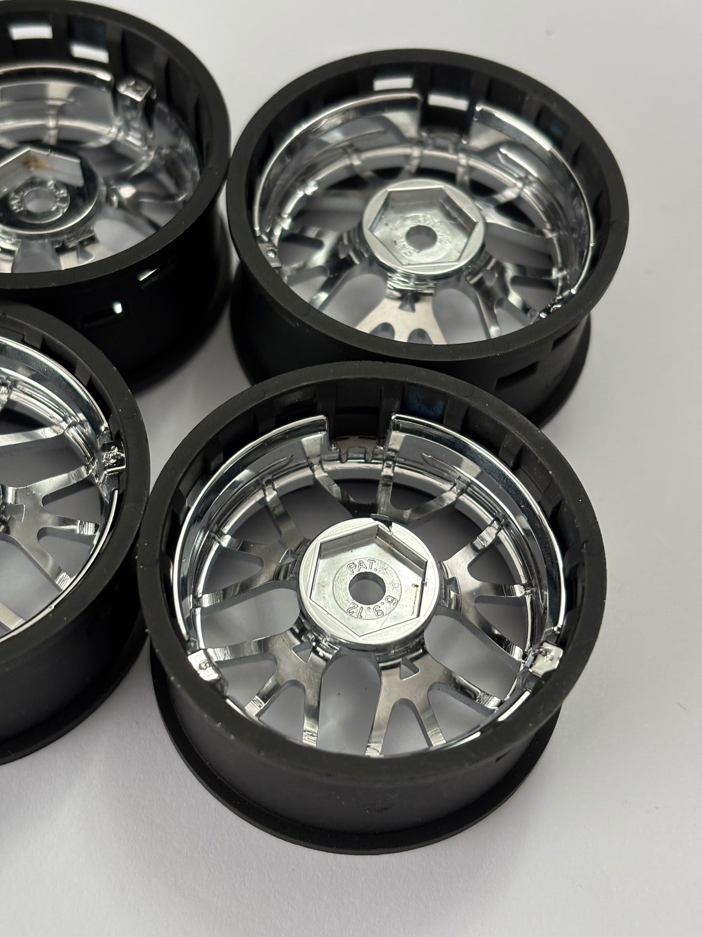 Tetsujin Adjustable Wheels Chrome Black