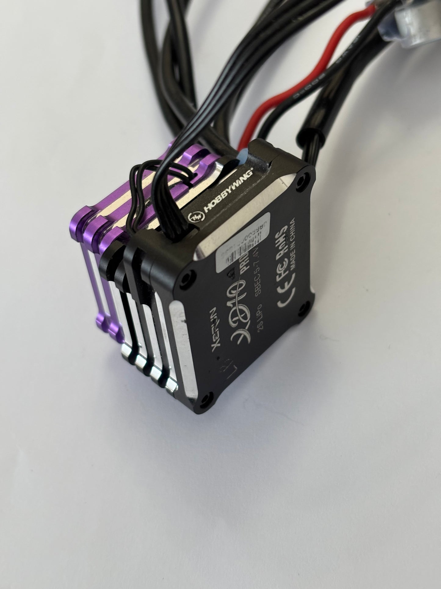 Hobbywing XD10 Black Purple Alloy ESC Turbo Boost Sensored Brushless