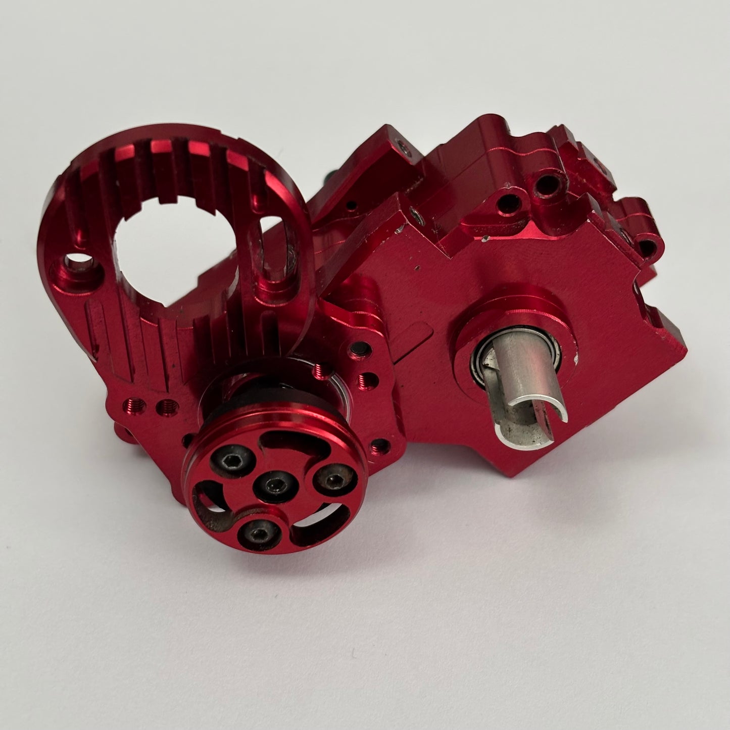 MST RMX 2.0 Red Alloy Gearbox Complete Motor Mount Diff