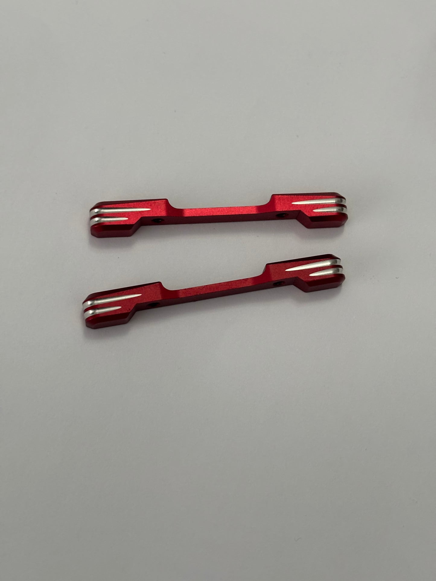 Overdose Red Alloy Suspension Mounts x2 52.7 Pair