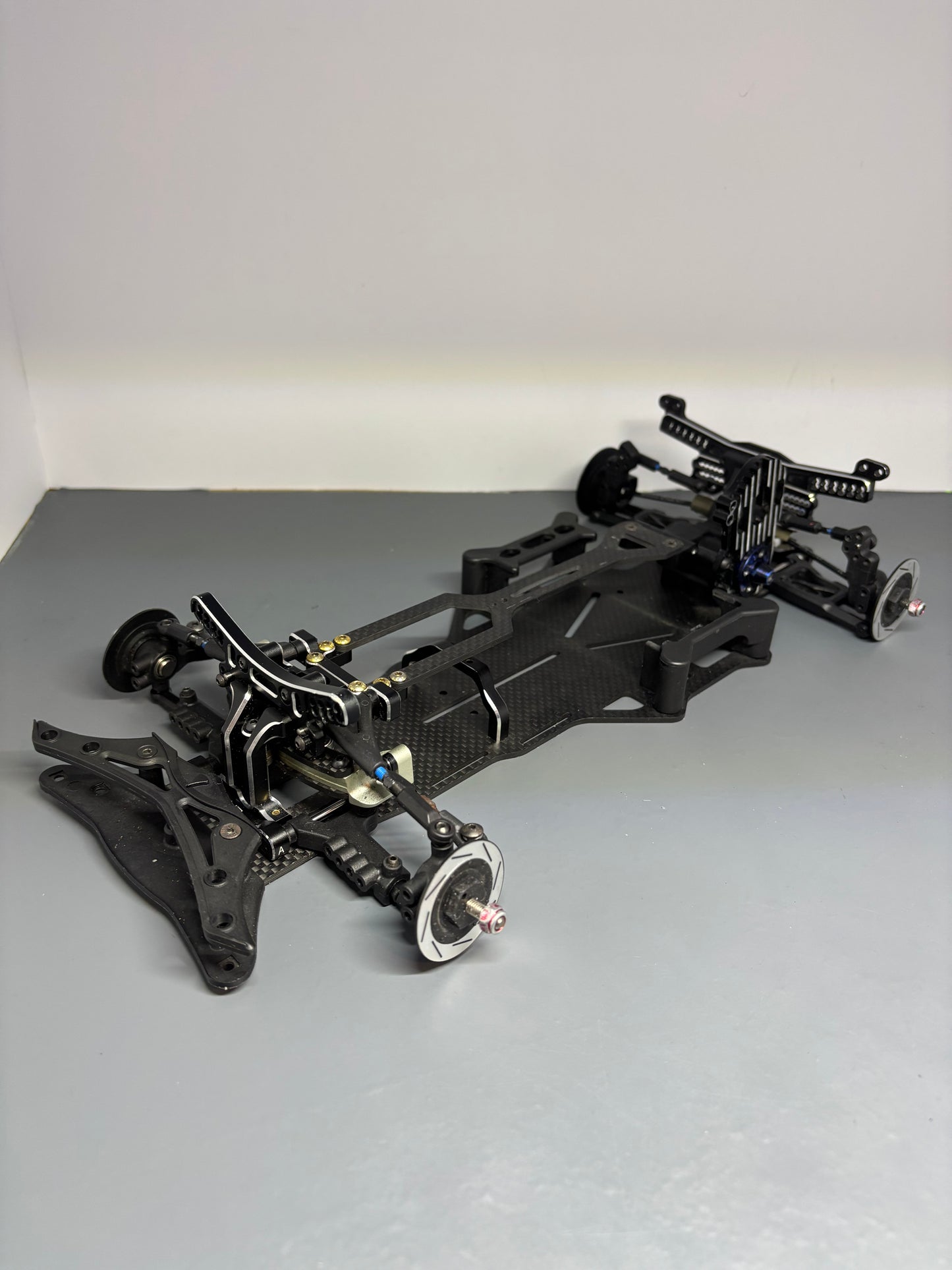 Yokomo YD2 SX3 Black Alloy Drift Chassis RWD Carbon