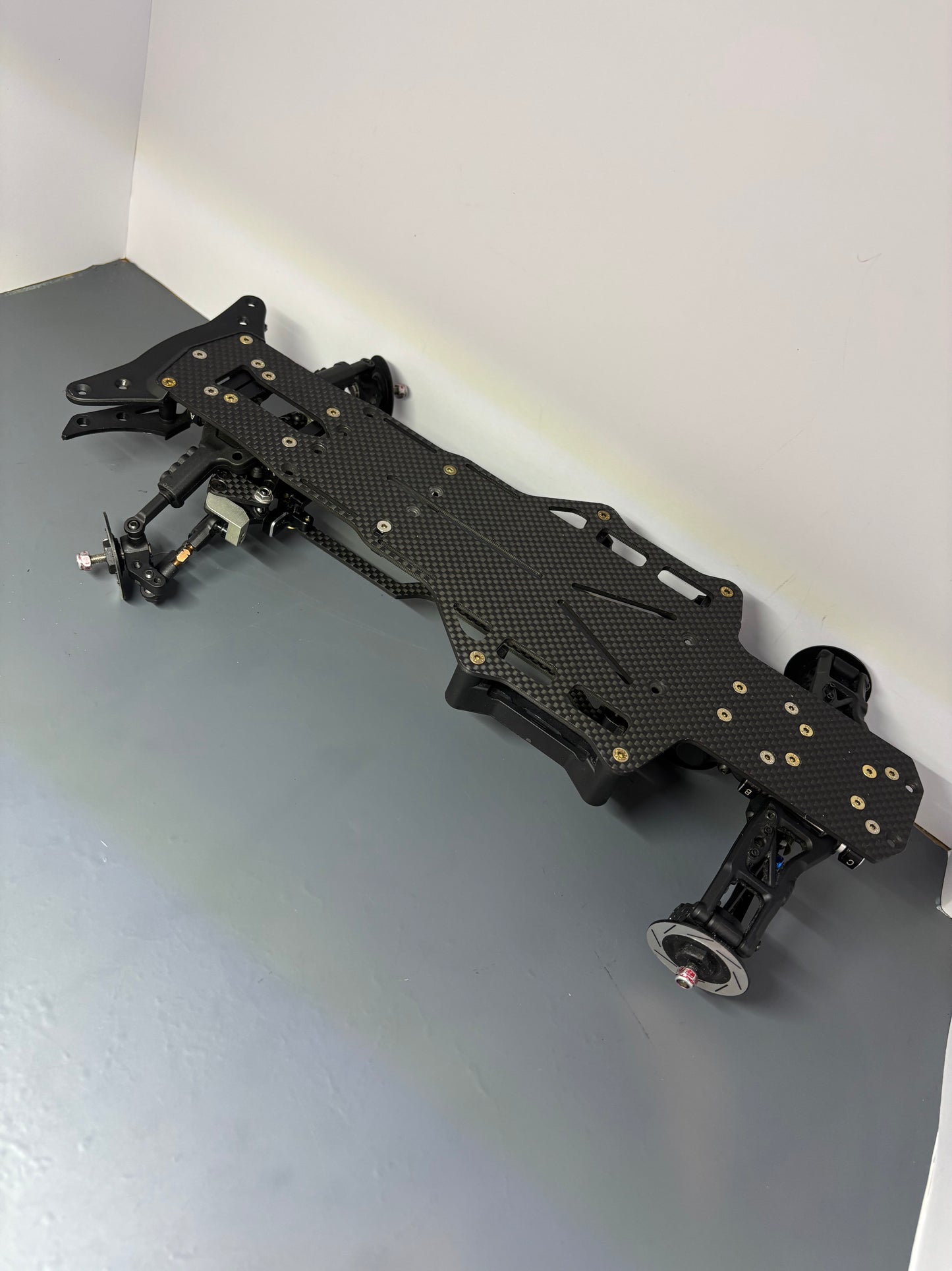 Yokomo YD2 SX3 Black Alloy Drift Chassis RWD Carbon