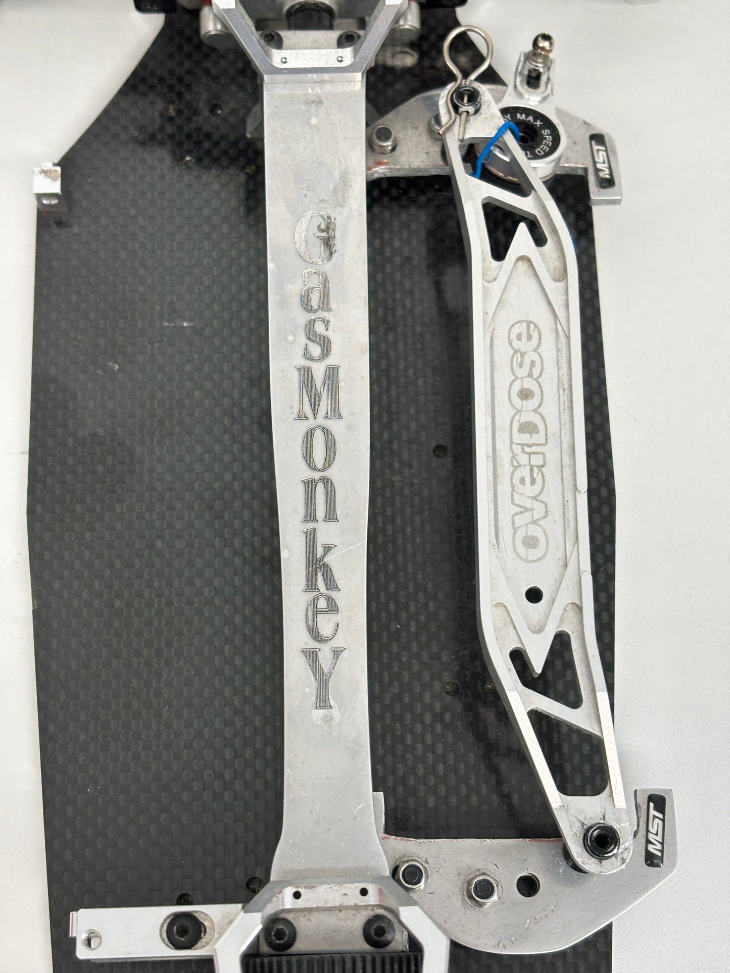 MST XXX D VIP CS Chassis Overdose Full Option Alloy Silver Chassis