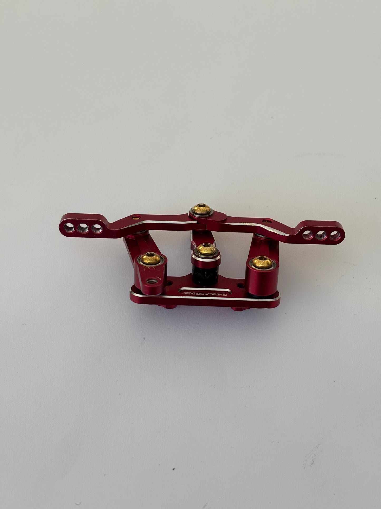 Overdose Galm OD3547 Triple Link Steering Rack Red Alloy Type 1