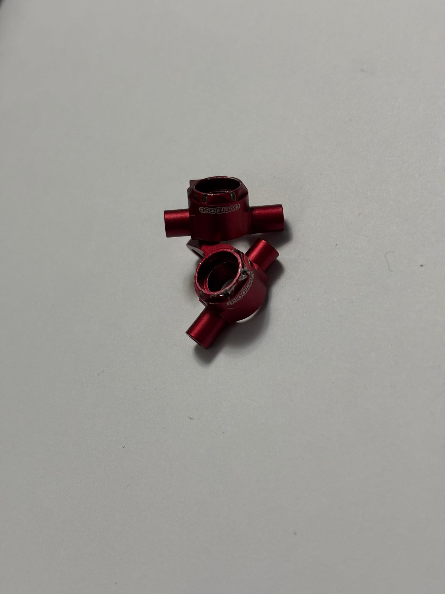 Overdose Red Alloy Front Knuckles OD3891 ES Type 2