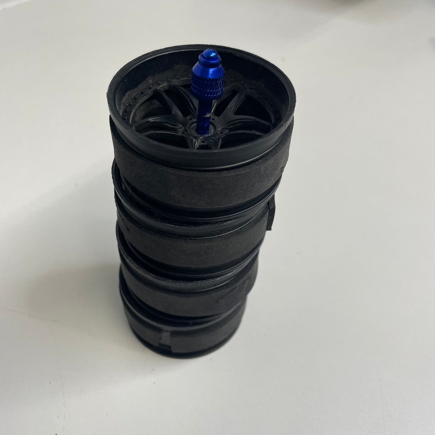 MST Wheels Black 8mm Offset Includes Wheel Holder