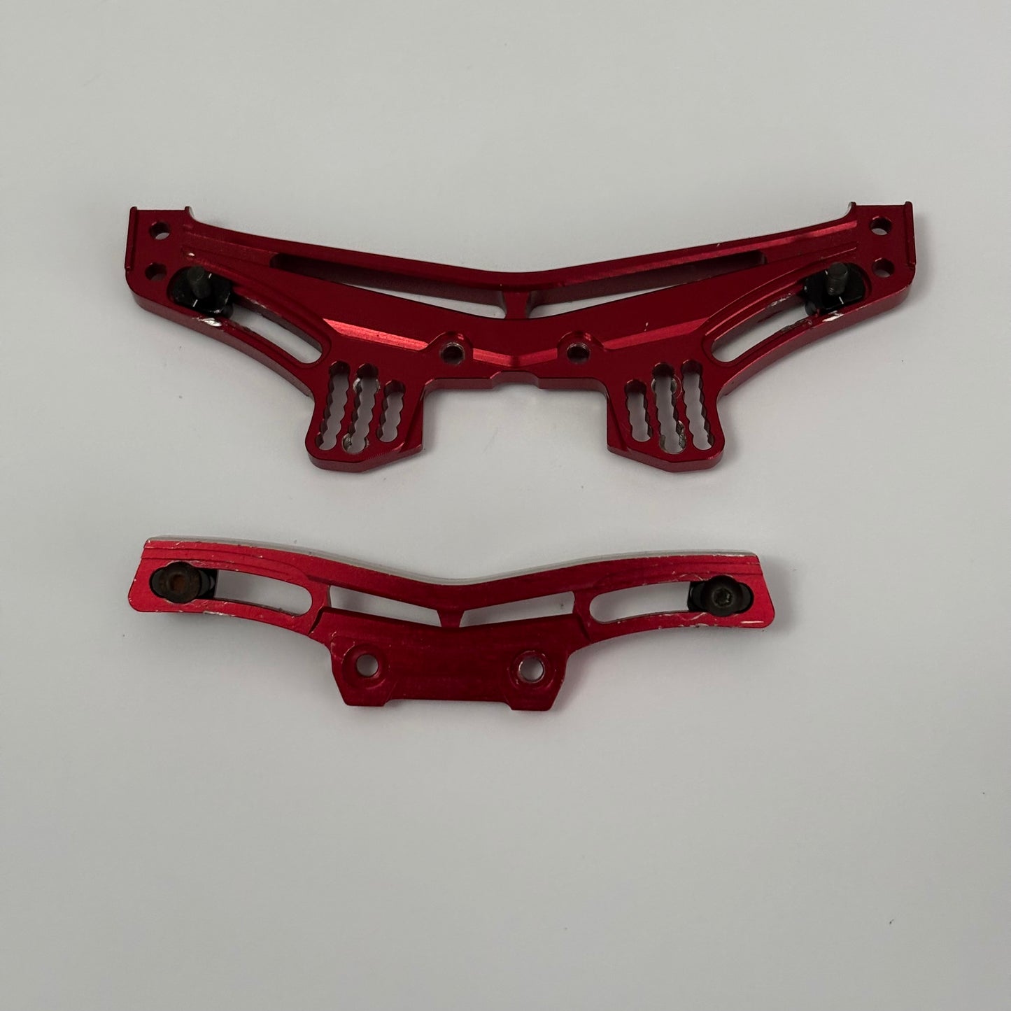 MST Red Alloy RMX 2.0 2.5 Front Rear Shock Towers #210578R #210577R