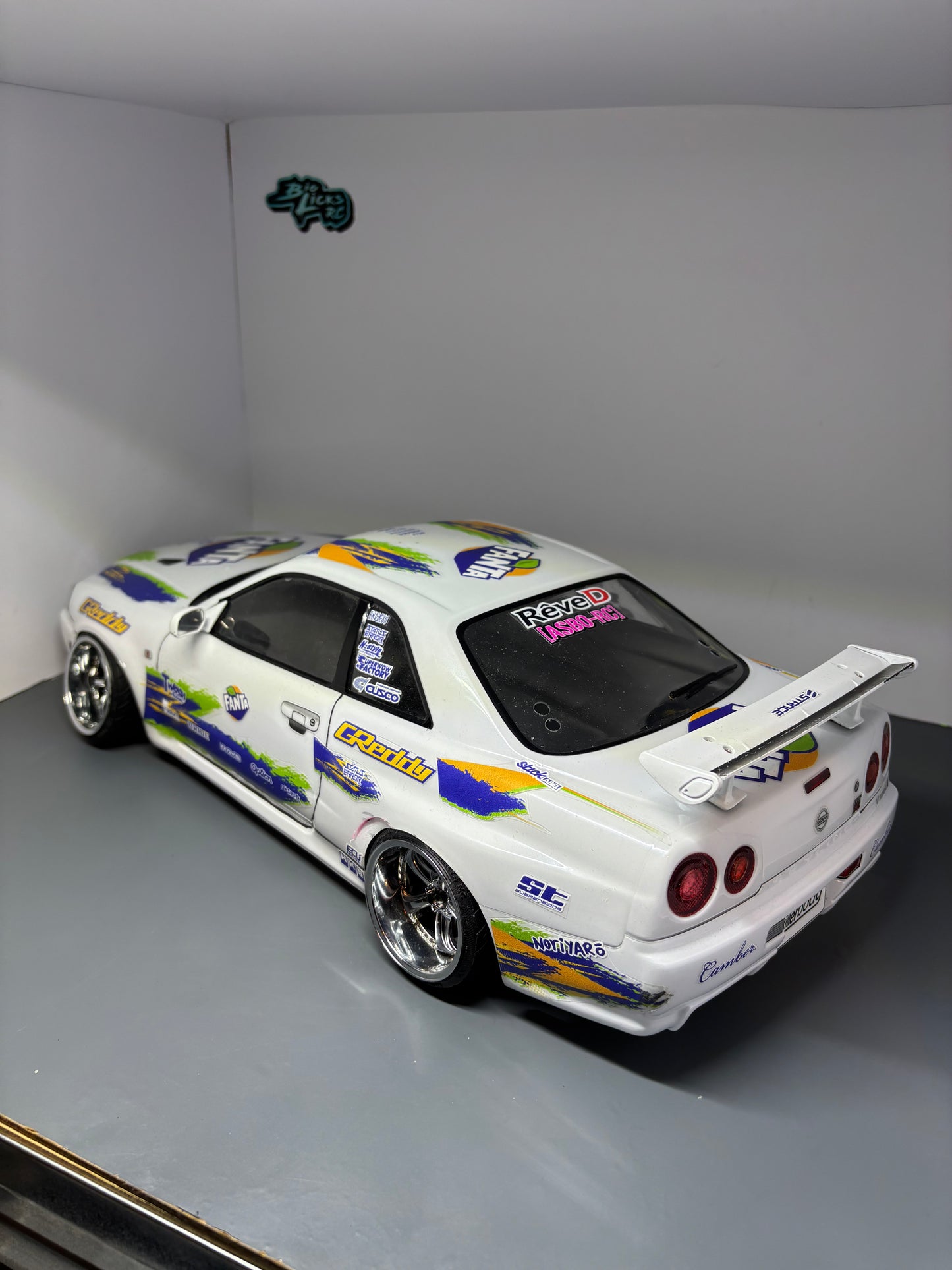 Killerbody Nissan R34 GTR Fanta Bodyshell
