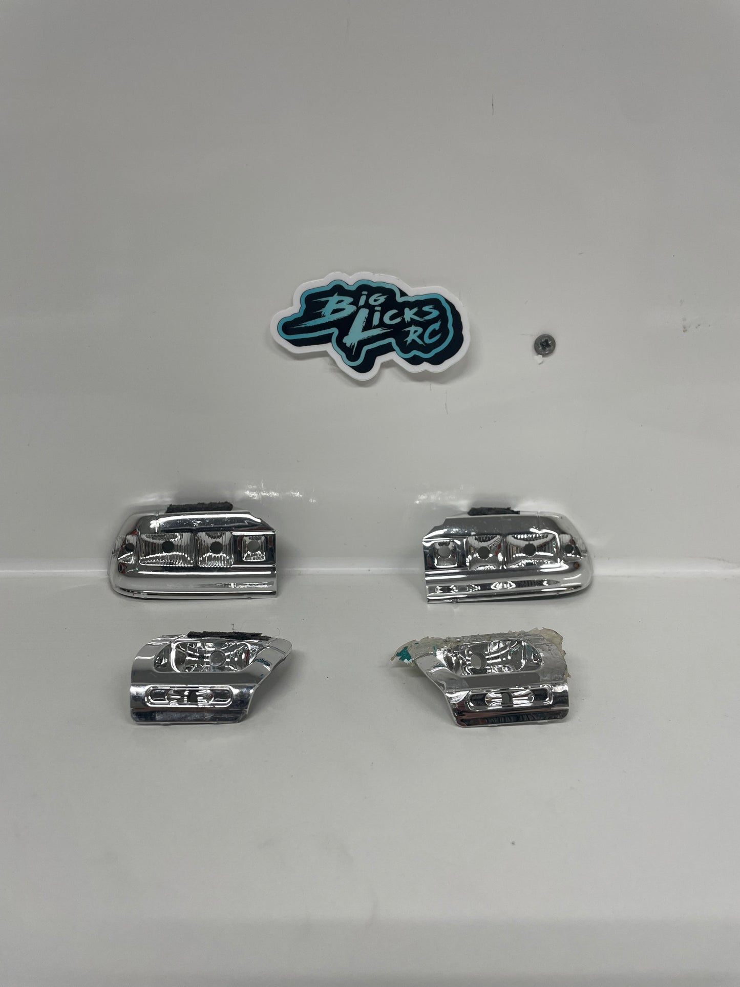 Yokomo Chrome Mazda RX7 FC Light Buckets