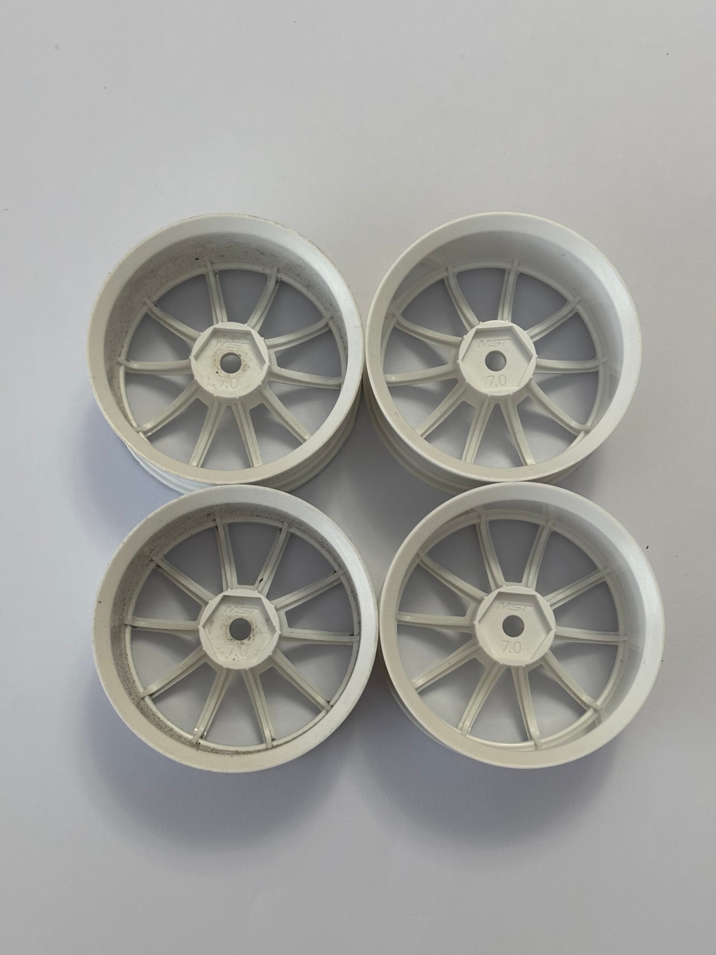 MST Wheels Offset 7 White