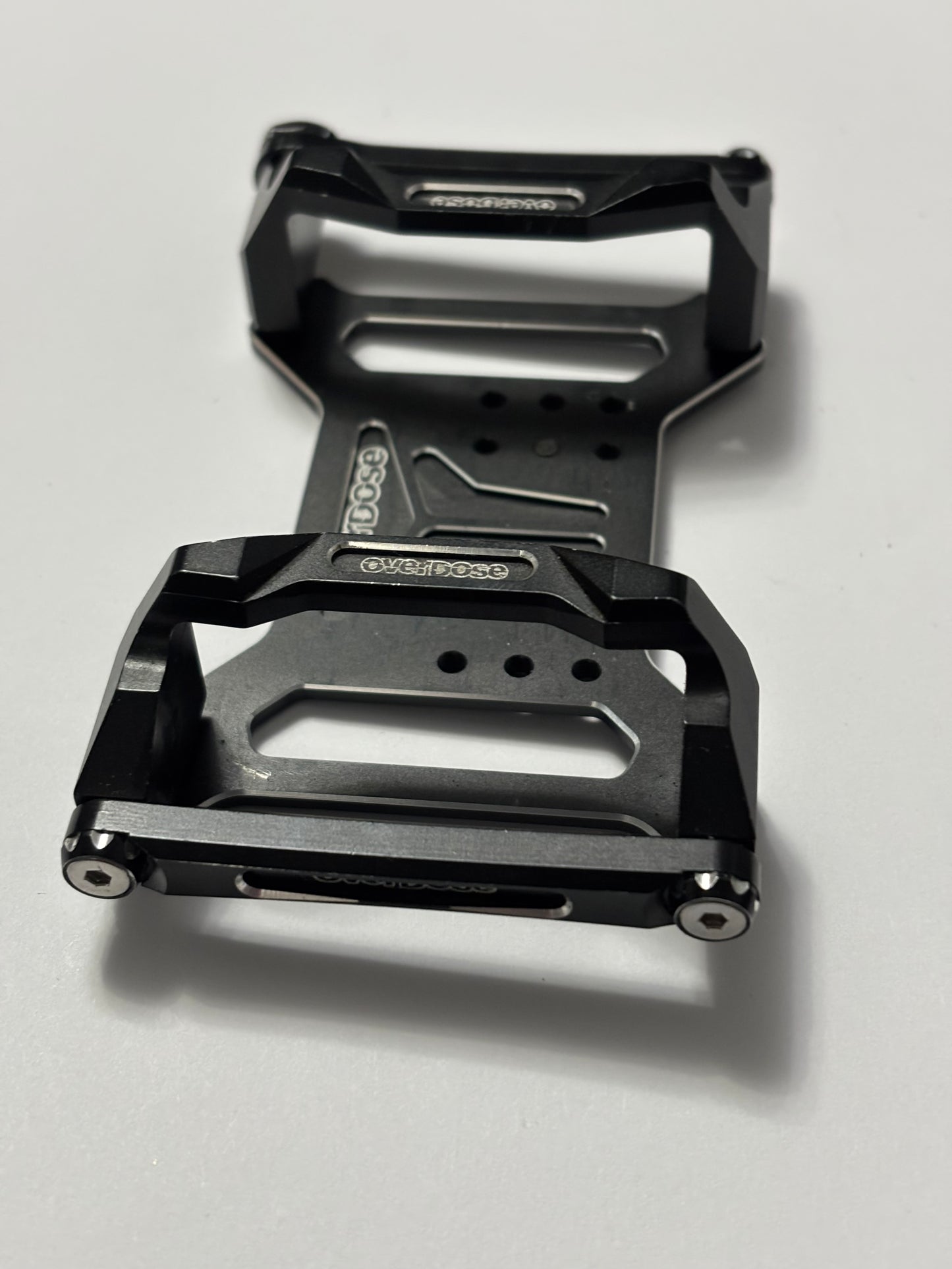 Overdose Black Alloy Battery Mount & Plate
