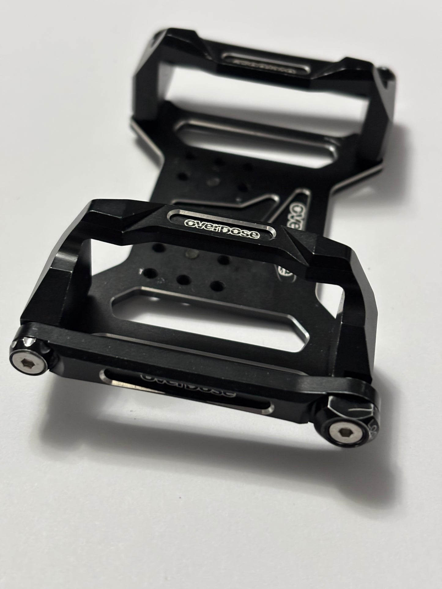 Overdose Black Alloy Battery Mount & Plate