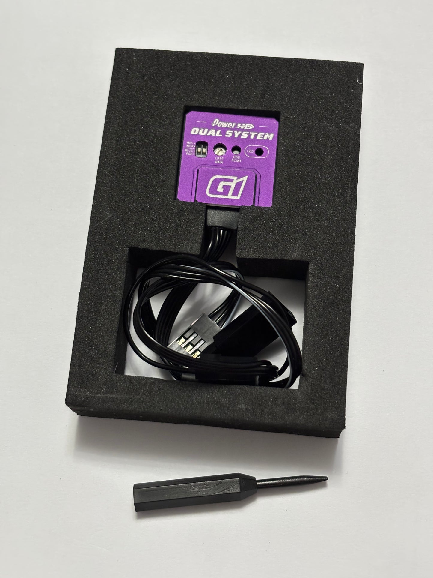 PowerHD G1 Purple Gyro Alloy Case Boxed