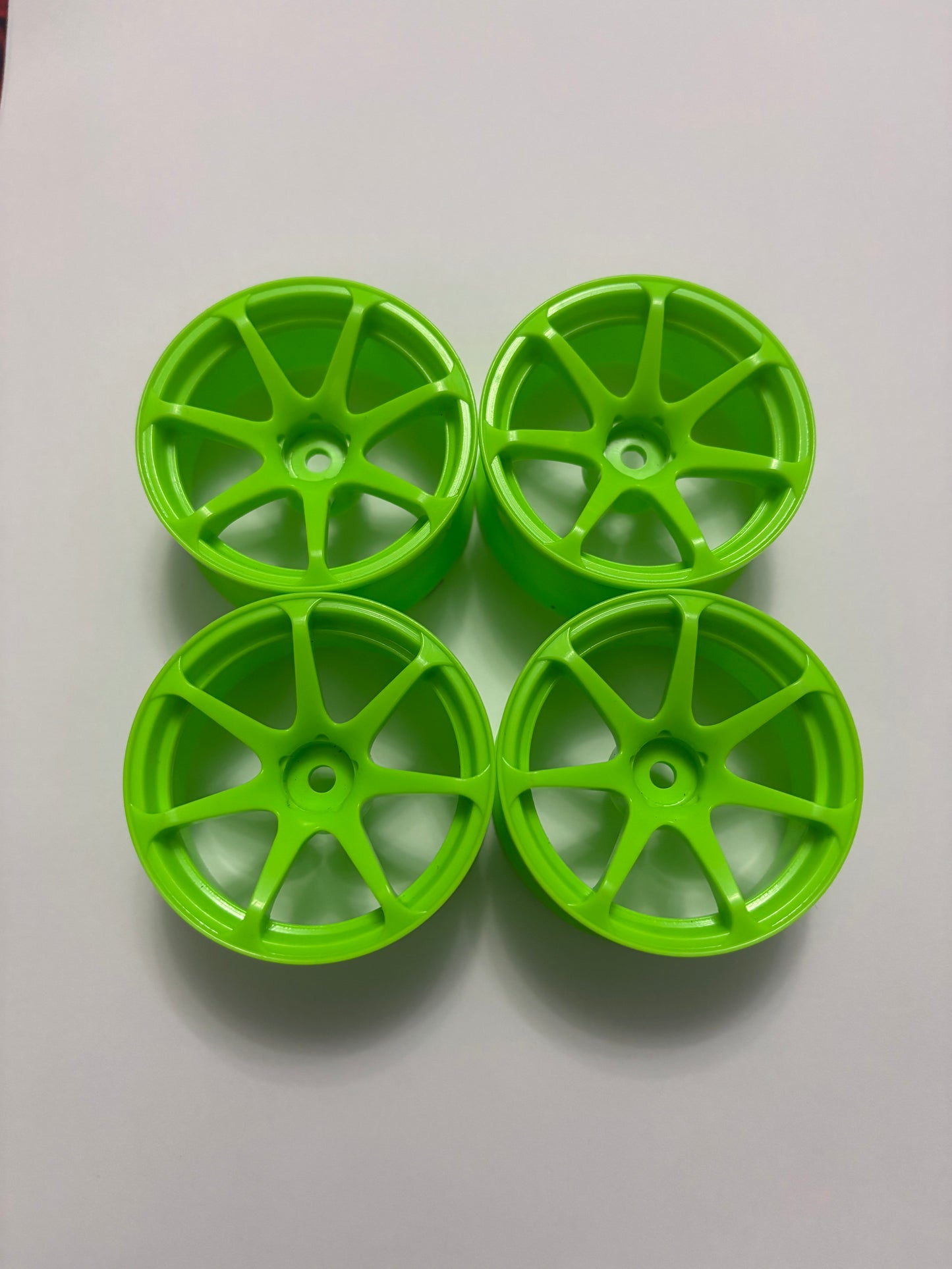 AVS Model 7 Green Wheels Offset 7