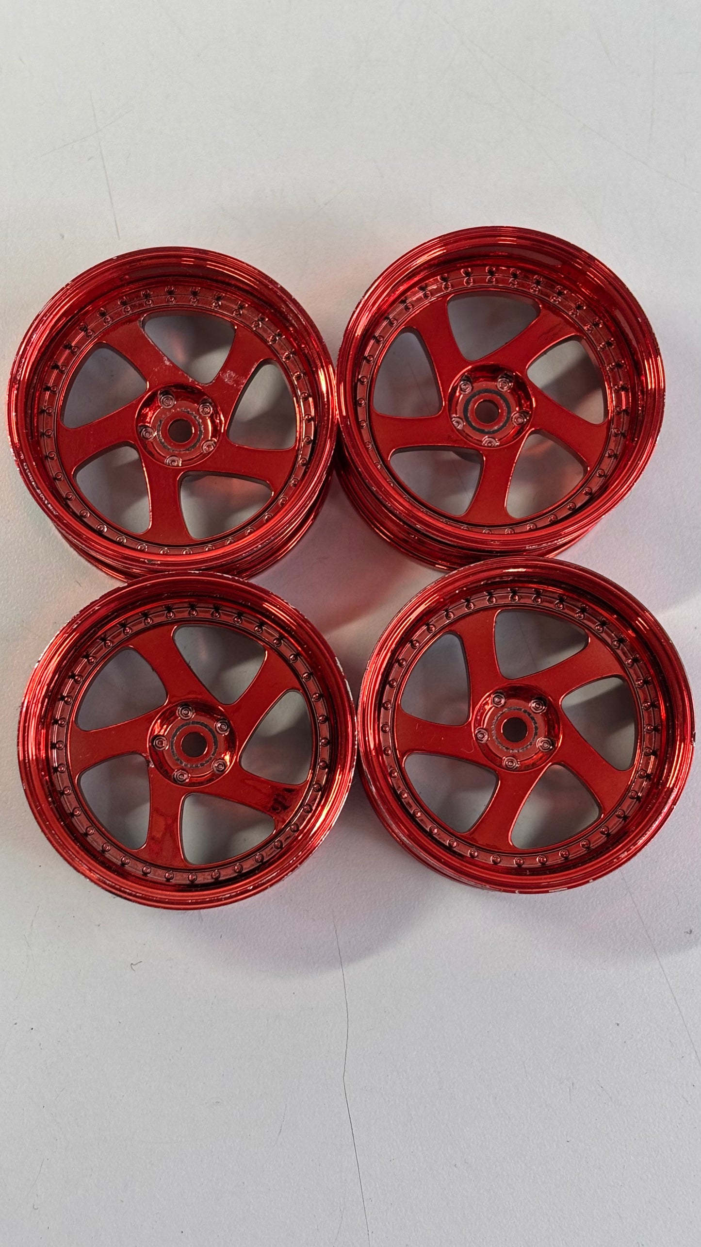 MST Red Chrome Wheels Offset 11