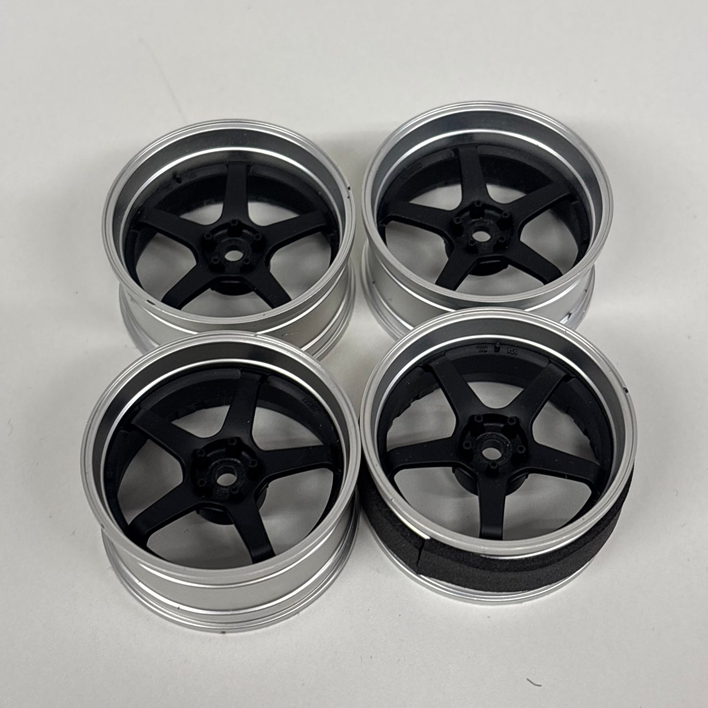 MST Adjustable Offset Wheels Black Silver