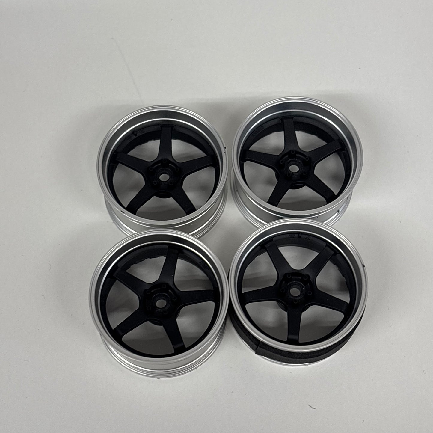 MST Adjustable Offset Wheels Black Silver