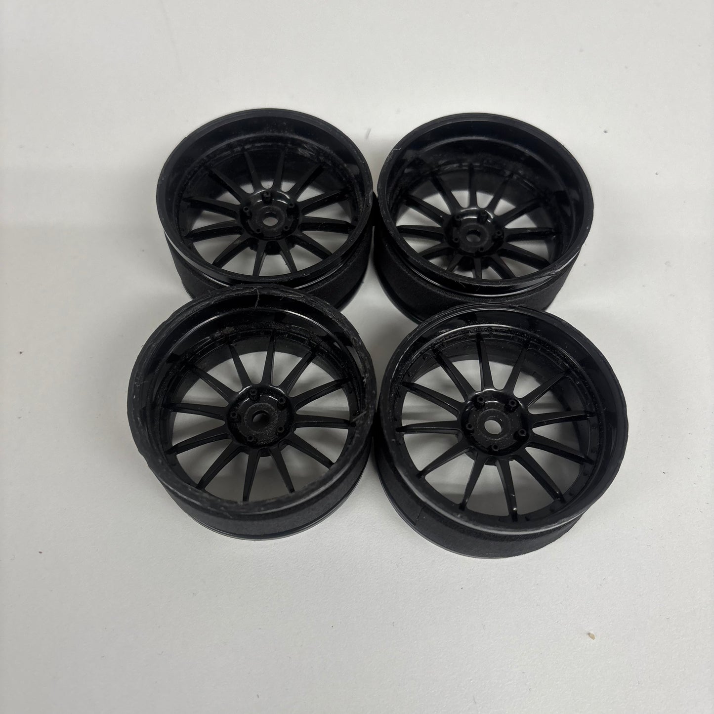 MST Black Multi-spoke Wheels Adjustable Offset