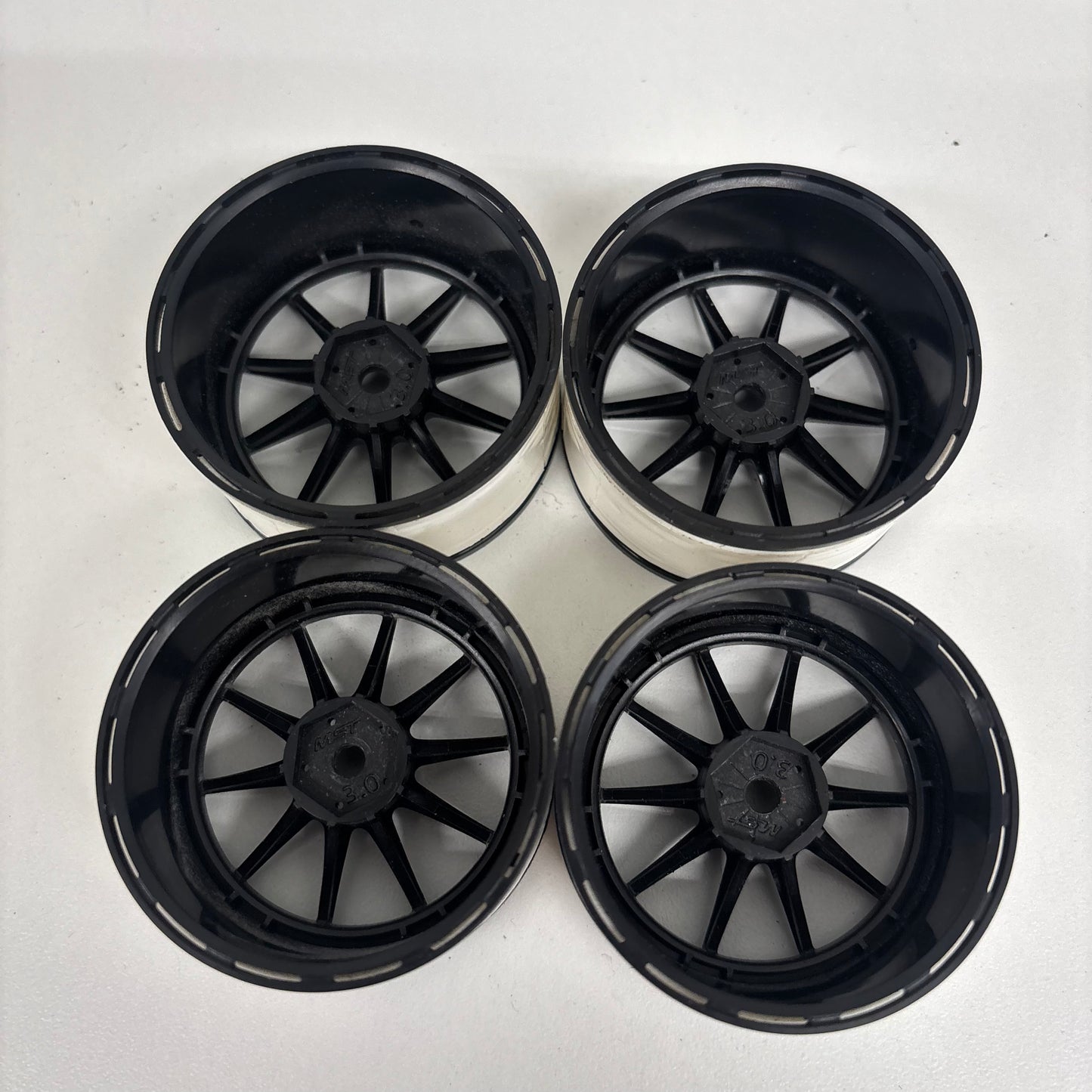 MST Wheels Black Offset 3MM