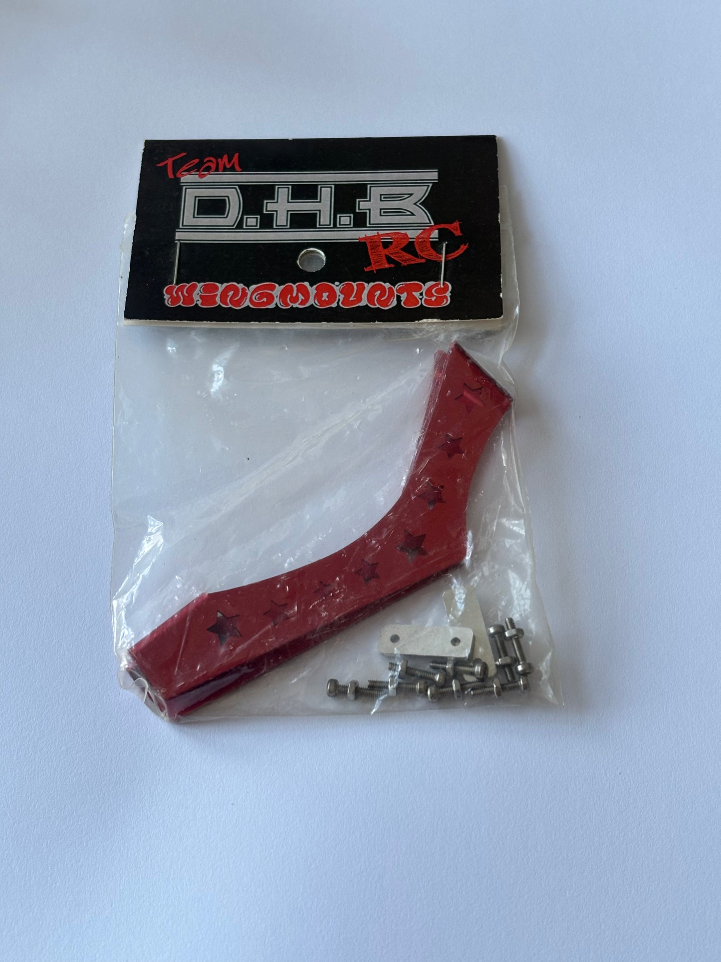 Team D.H.B Wing Mounts Spoiler Red Alloy High Bumper