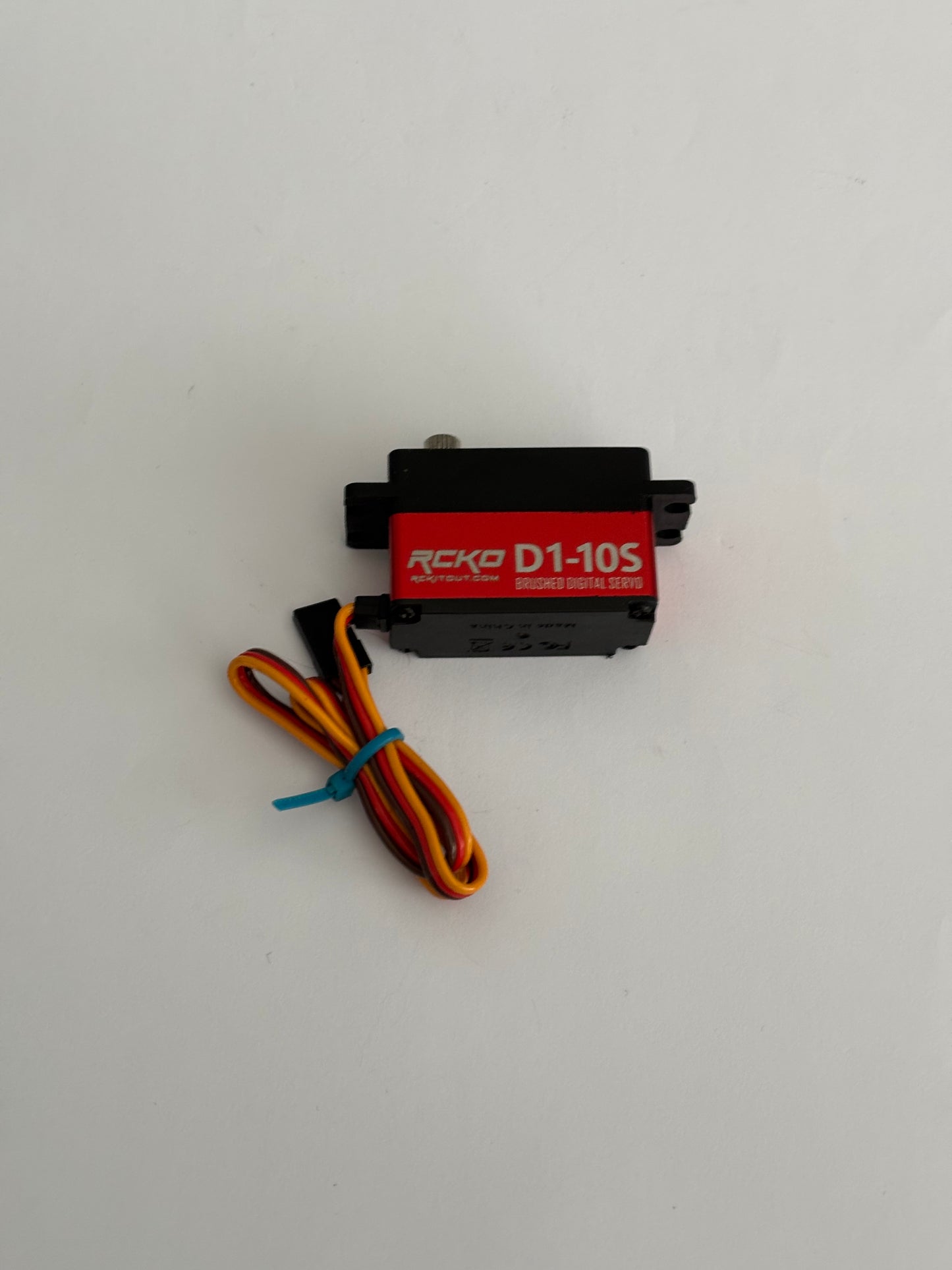 OMG Red Alloy Servo Brushed RCKO D1-10S