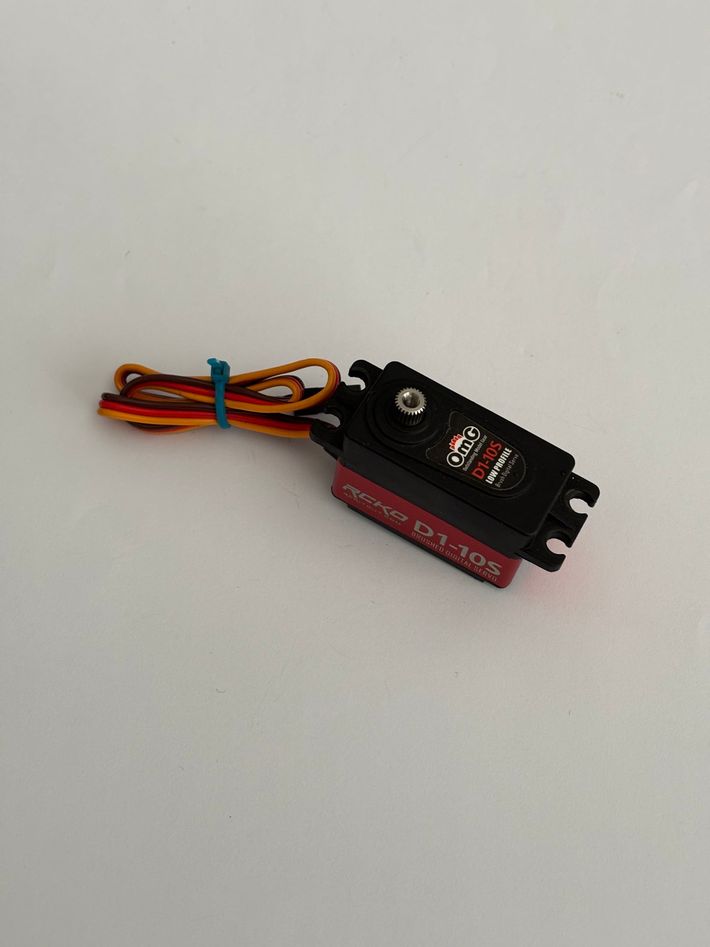 OMG Red Alloy Servo Brushed RCKO D1-10S