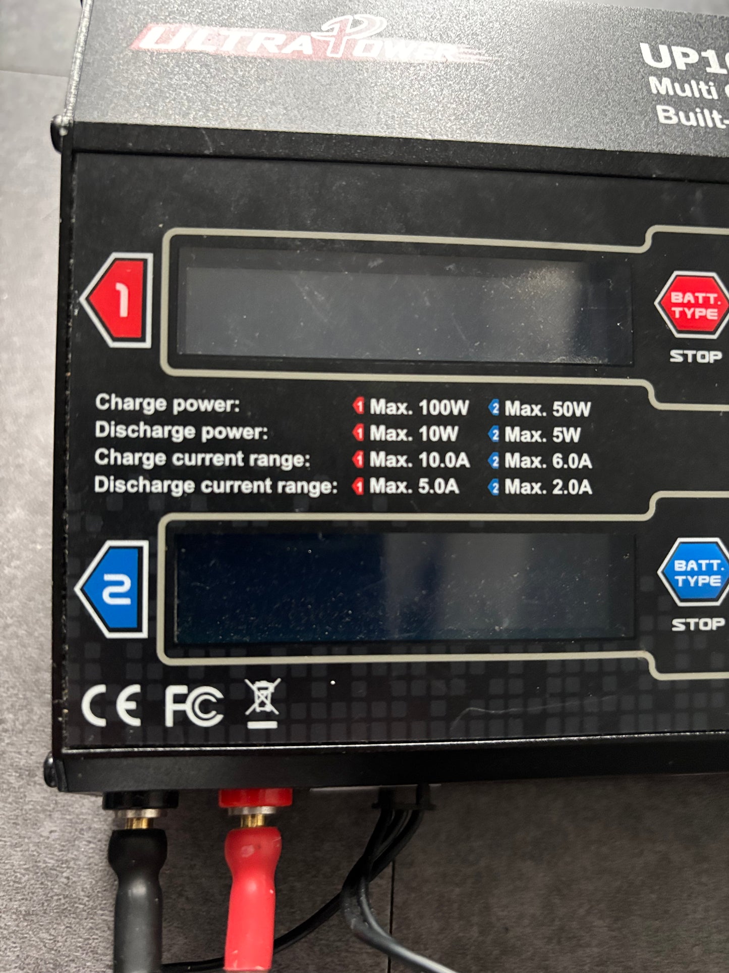 Ultra Power UP100 Duo Charger Dual Lipo NiMh with Charge Lead