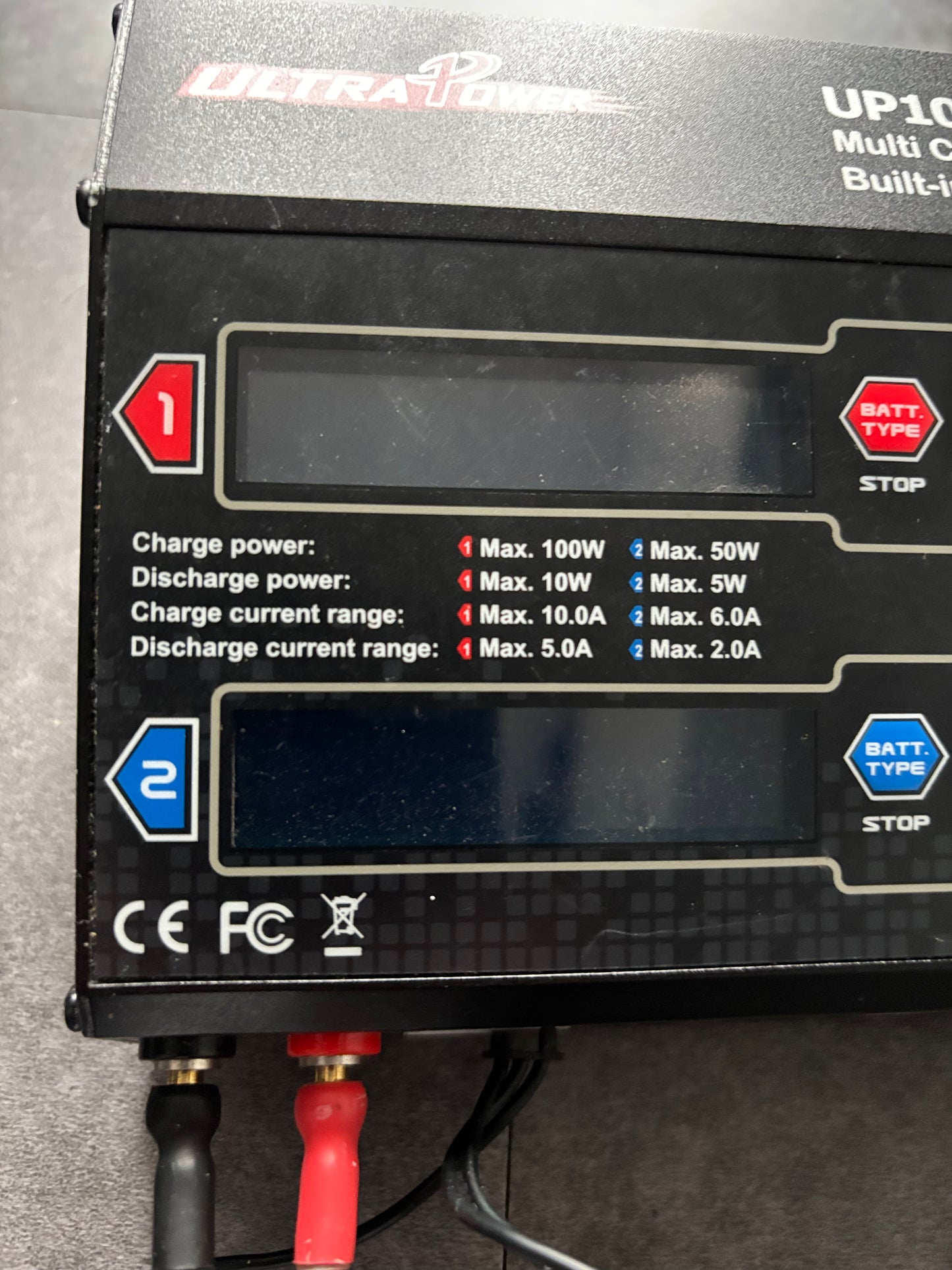 Ultra Power UP100 Duo Charger Dual Lipo NiMh with Charge Lead