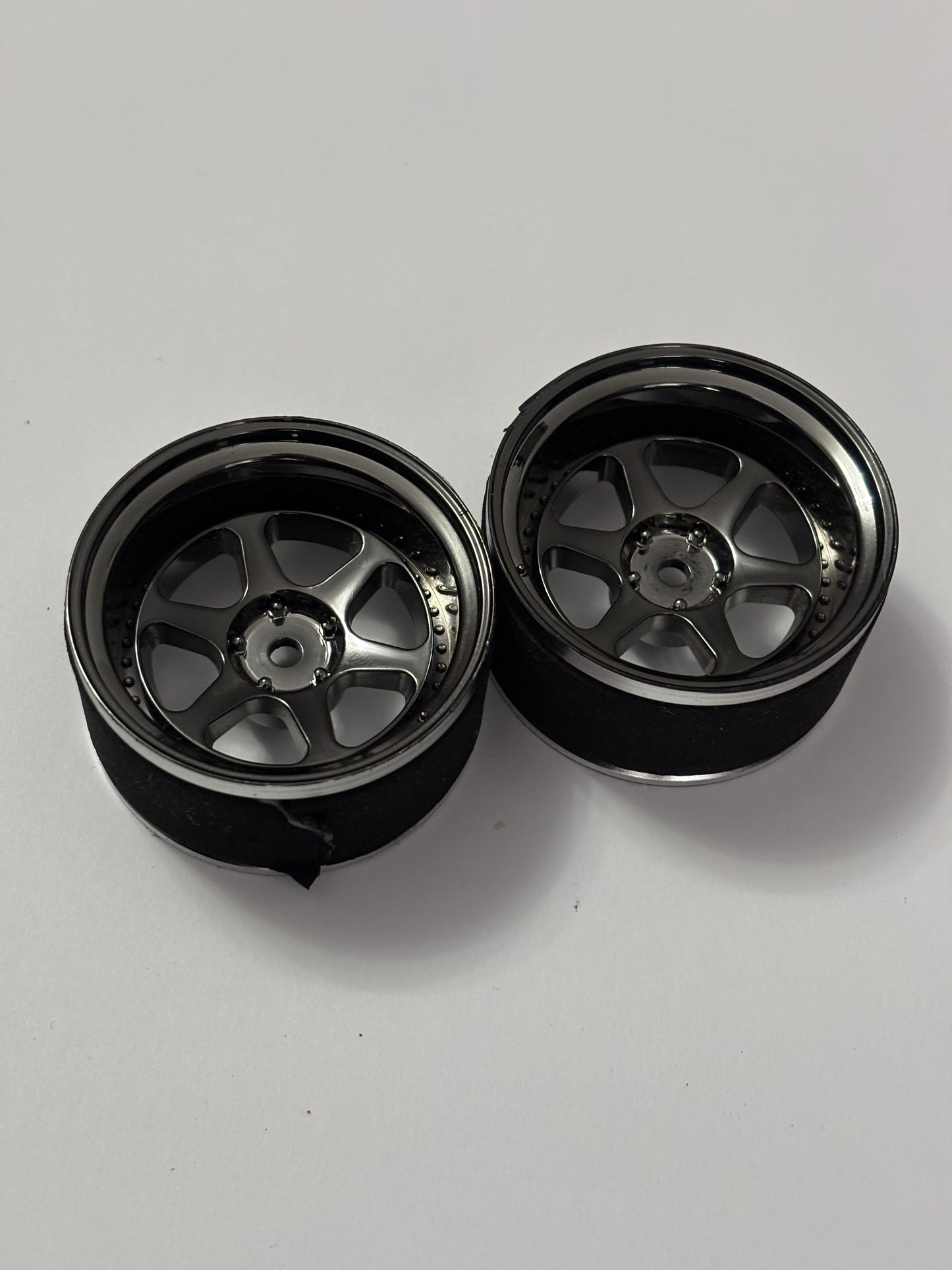 Lab Dark Chrome Wheels 8mm Offset Work