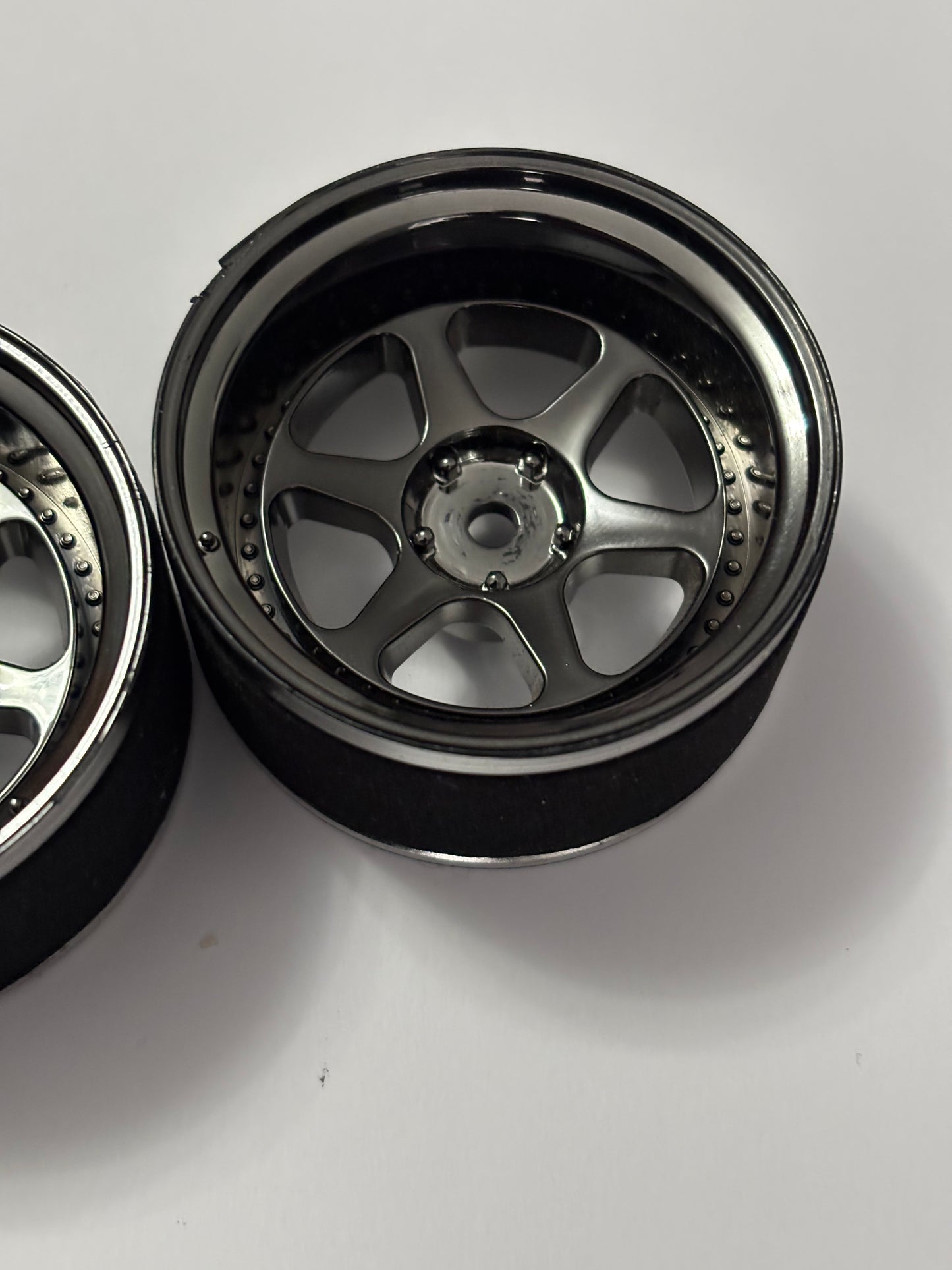 Lab Dark Chrome Wheels 8mm Offset Work