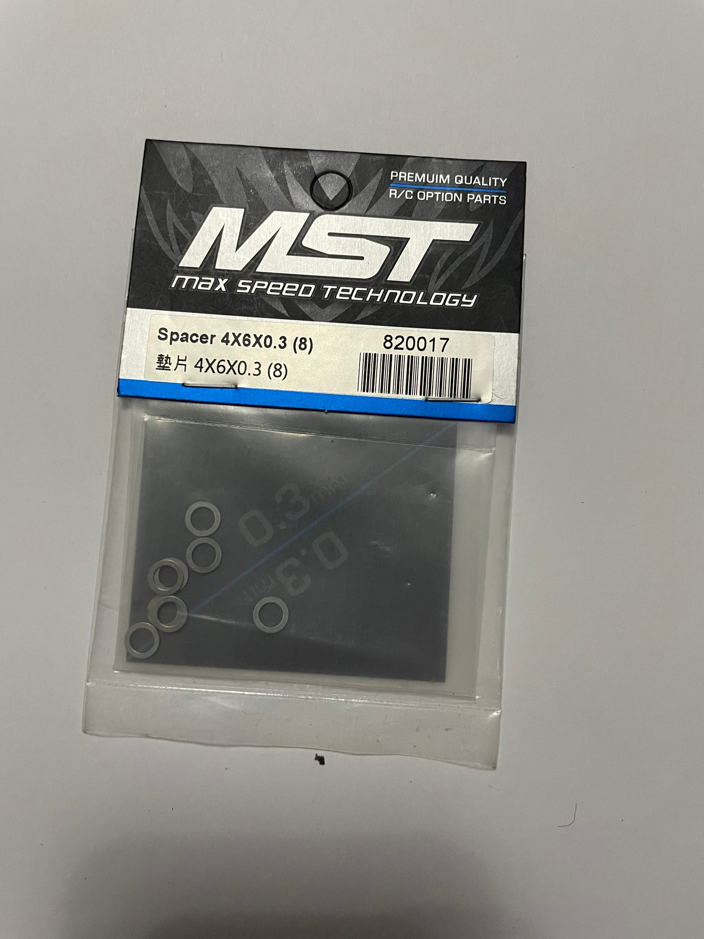 MST spacers (8) 4X6X0.3