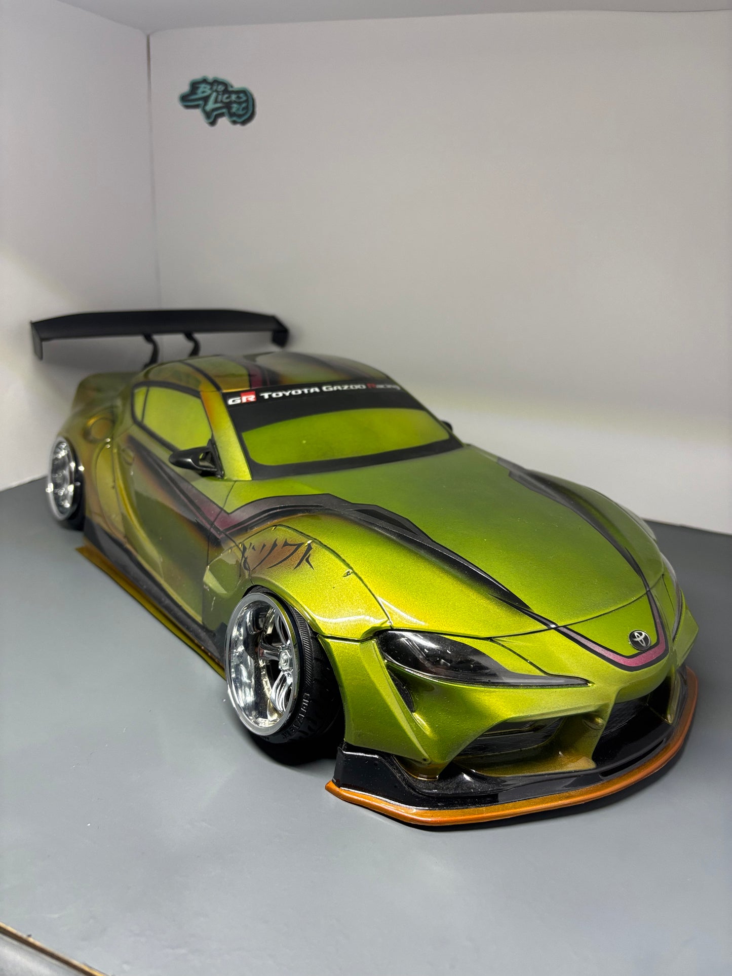 Addiction Toyota A90 Supra Overdose Wing Custom Airbrushed Bodyshell
