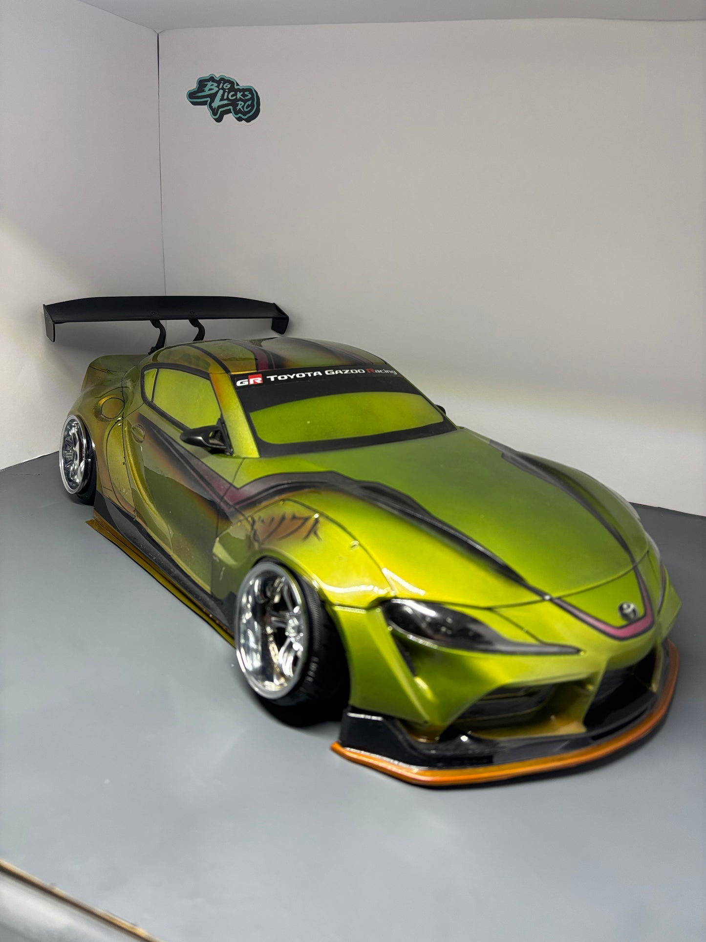 Addiction Toyota A90 Supra Overdose Wing Custom Airbrushed Bodyshell