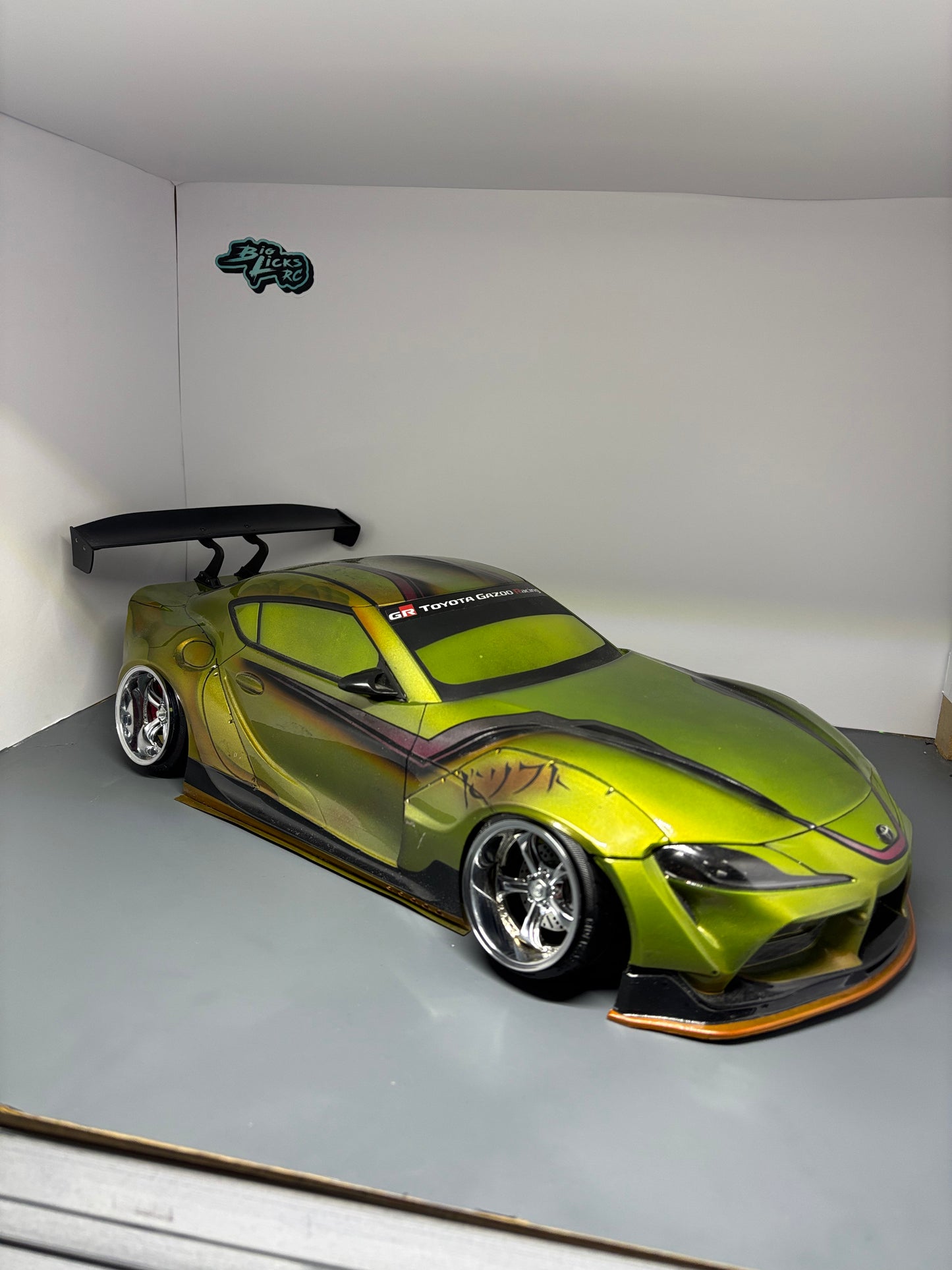 Addiction Toyota A90 Supra Overdose Wing Custom Airbrushed Bodyshell